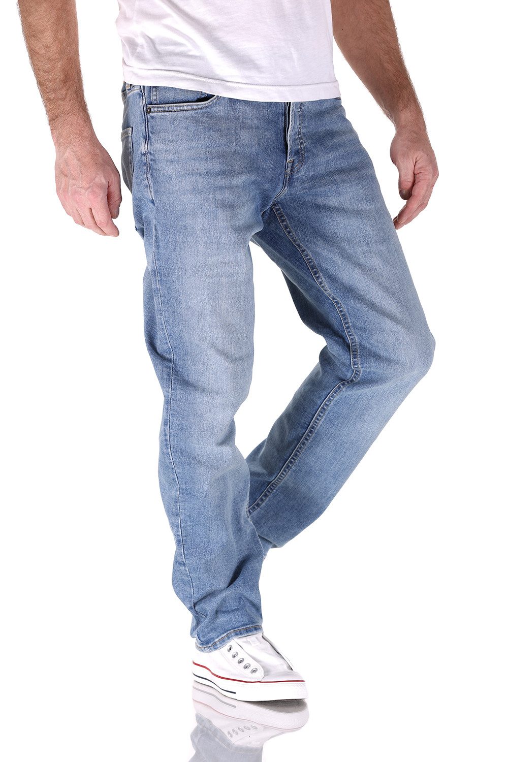 Comfort-fit-Jeans Jack & Jones Mike Original Comfort Tapered Herren Jeans Hose
