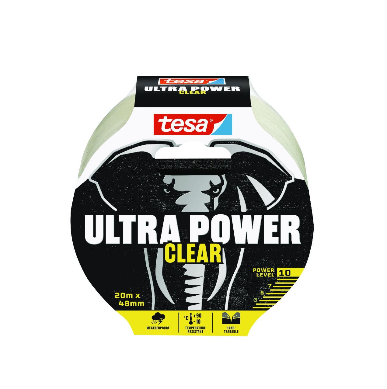 tesa Packpapier tesa Ultra Power Clear 20 m x 48 mm, transparent