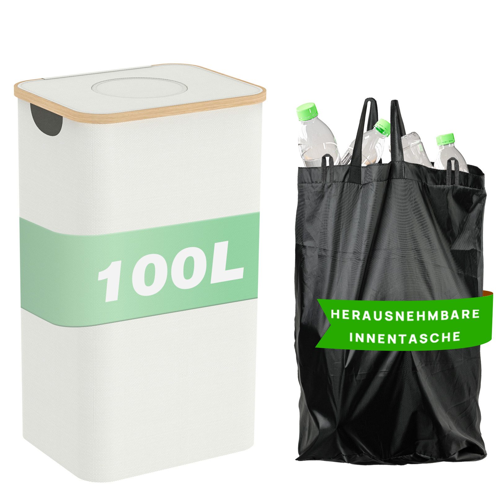 skelo Flaschenkorb Pfandflaschen Sammelbehälter, 100L Fasst 30 Leere Flasch günstig online kaufen