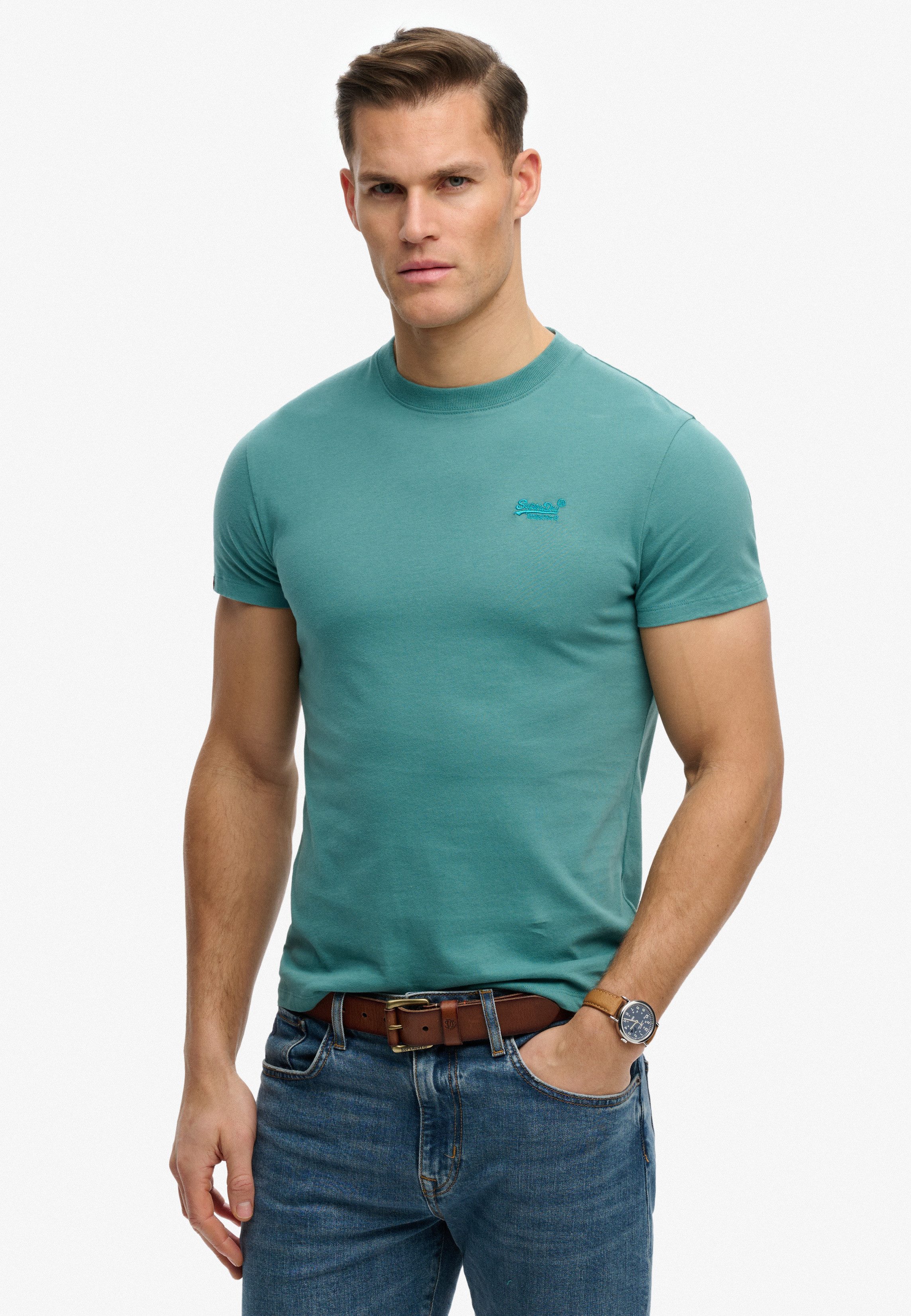 Superdry Rundhalsshirt ESSENTIAL LOGO EMB TEE günstig online kaufen