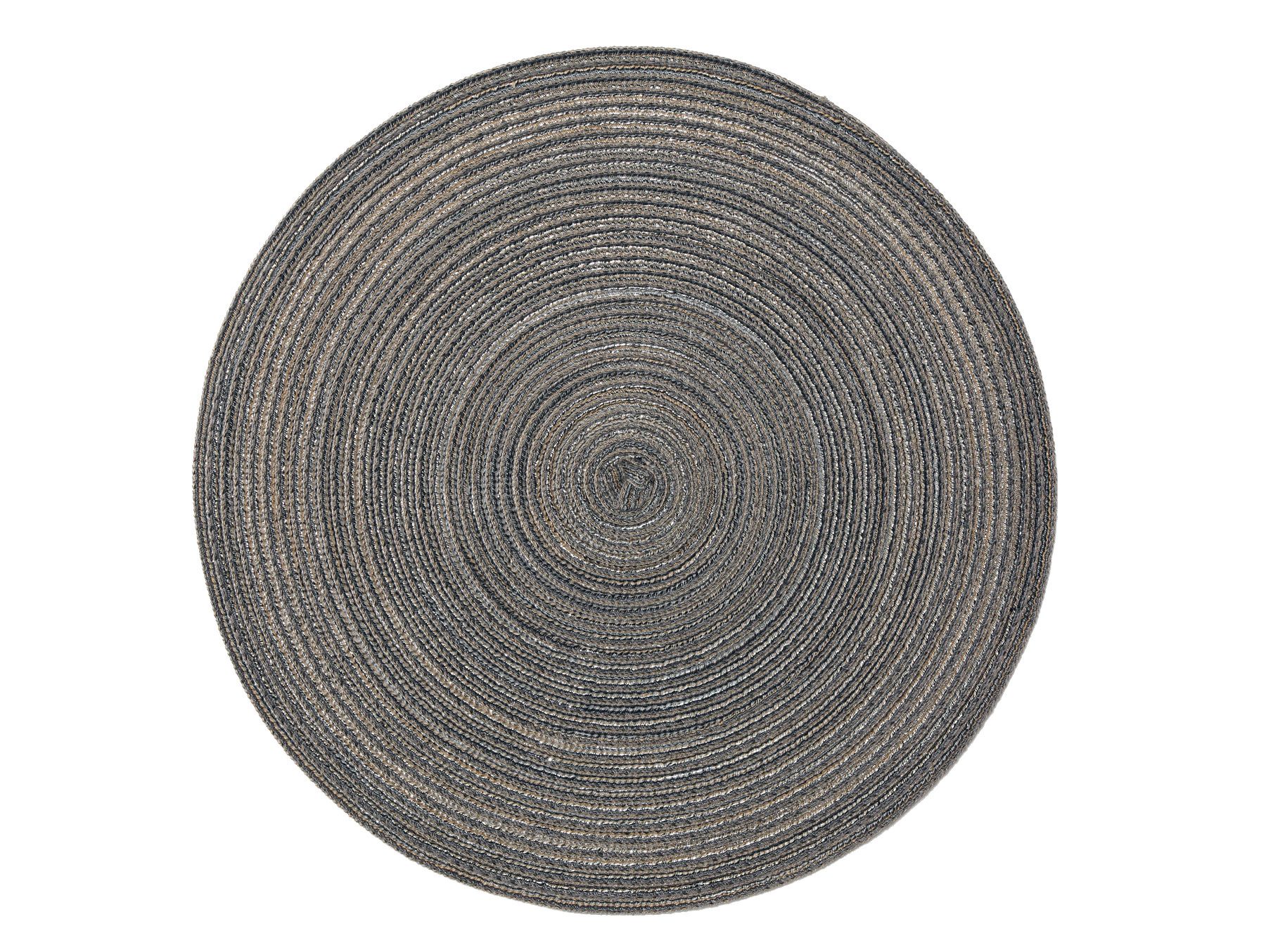 Platzset Tischset rund 12er Set Samba Kreis 038 platin