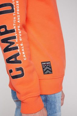 CAMP DAVID Sweater mit Rippbündchen