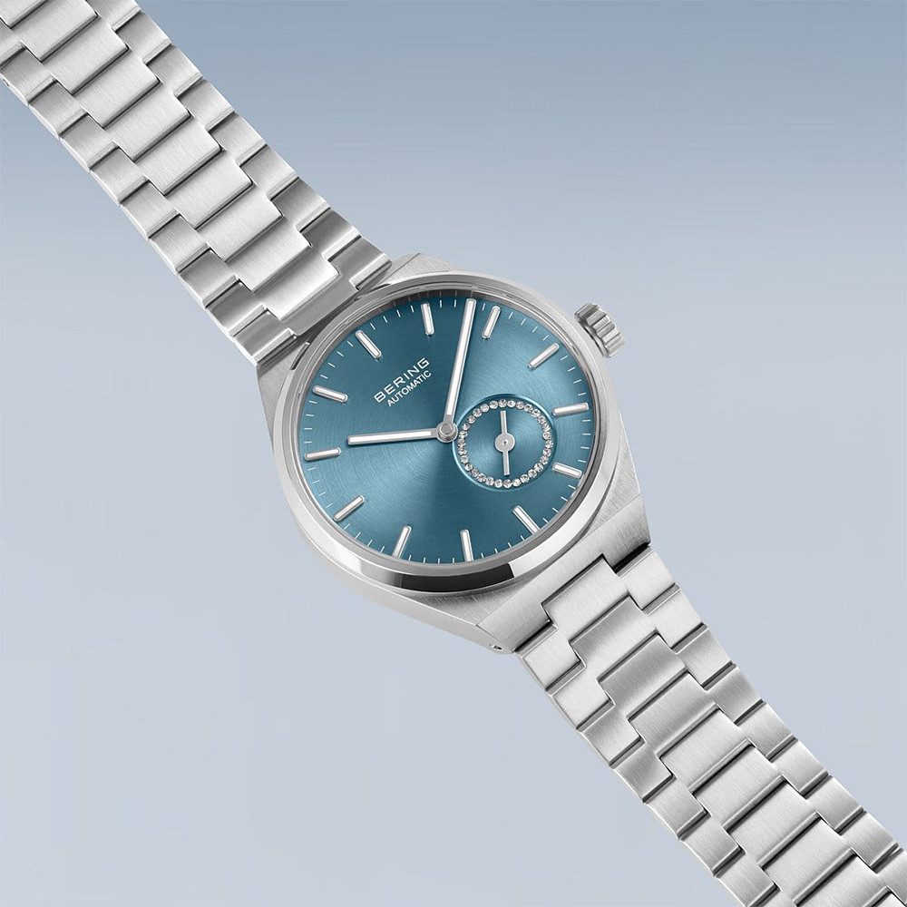 Bering Automatikuhr Bering Automatic silber gebürstet 19435-Charity 19435-Charity, Hochwertiges Produkt mit zeitlosem Design, sorgfältiger Verarbeitung