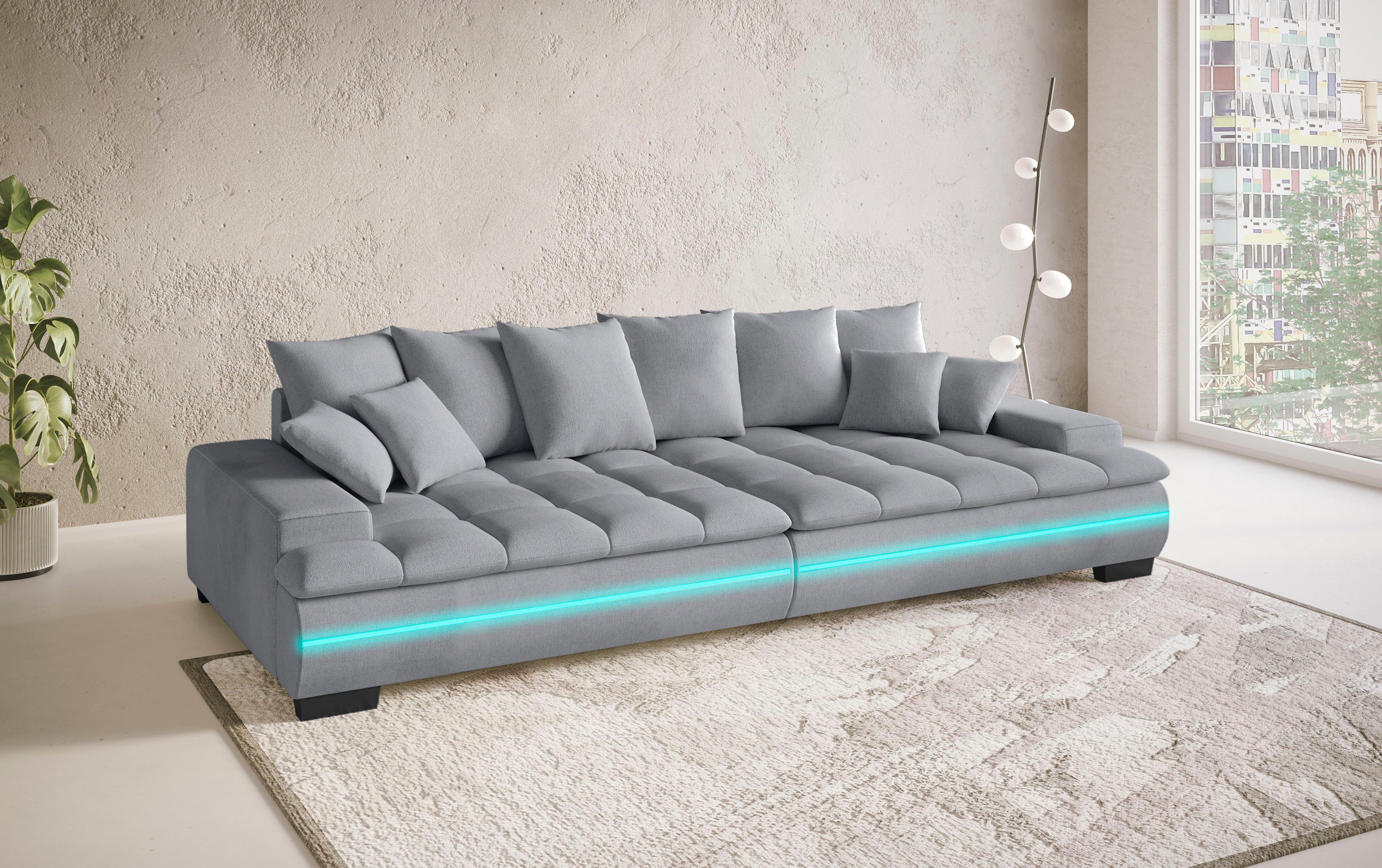 Mr. Couch Big-Sofa Haiti II, RGB-LED günstig online kaufen