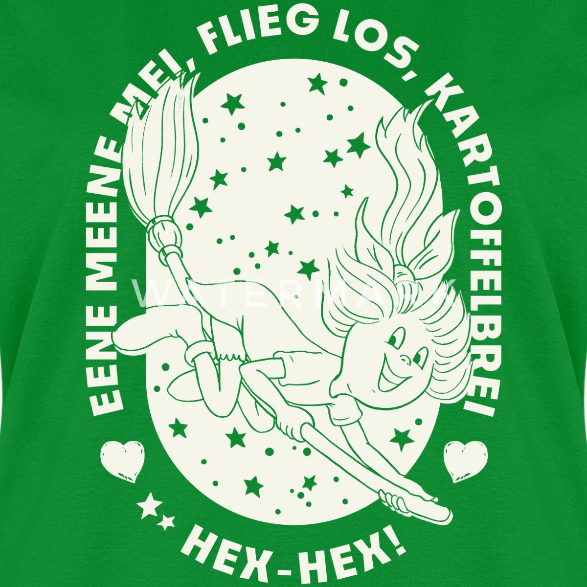 Spreadshirt T-Shirt Bibi Blocksberg Bibi Auf Kartoffelbrei Zauberspruch Frauen Premium T-S (1-tlg)