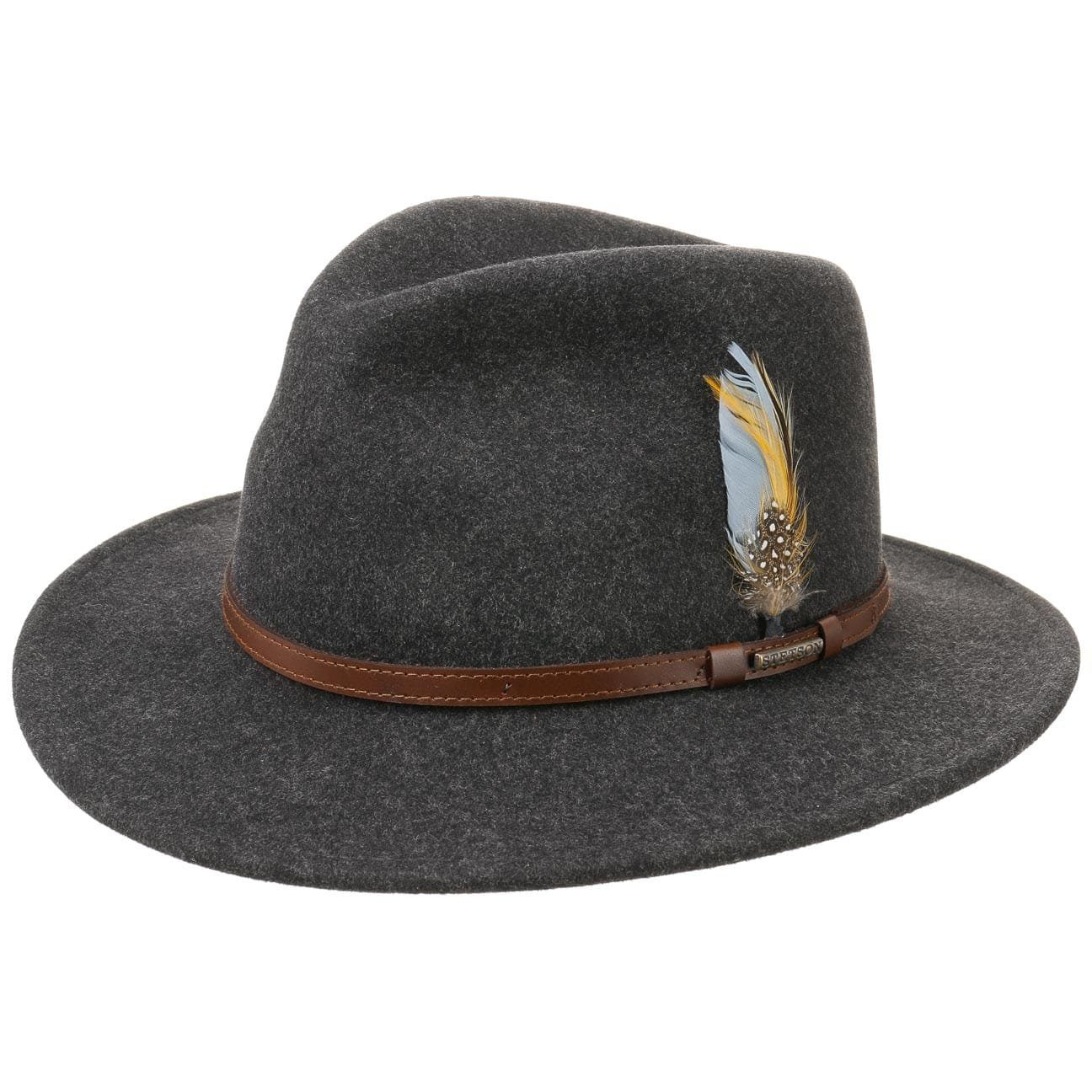 Stetson Filzhut (1-St) Outdoorhut mit Lederband, Made in USA