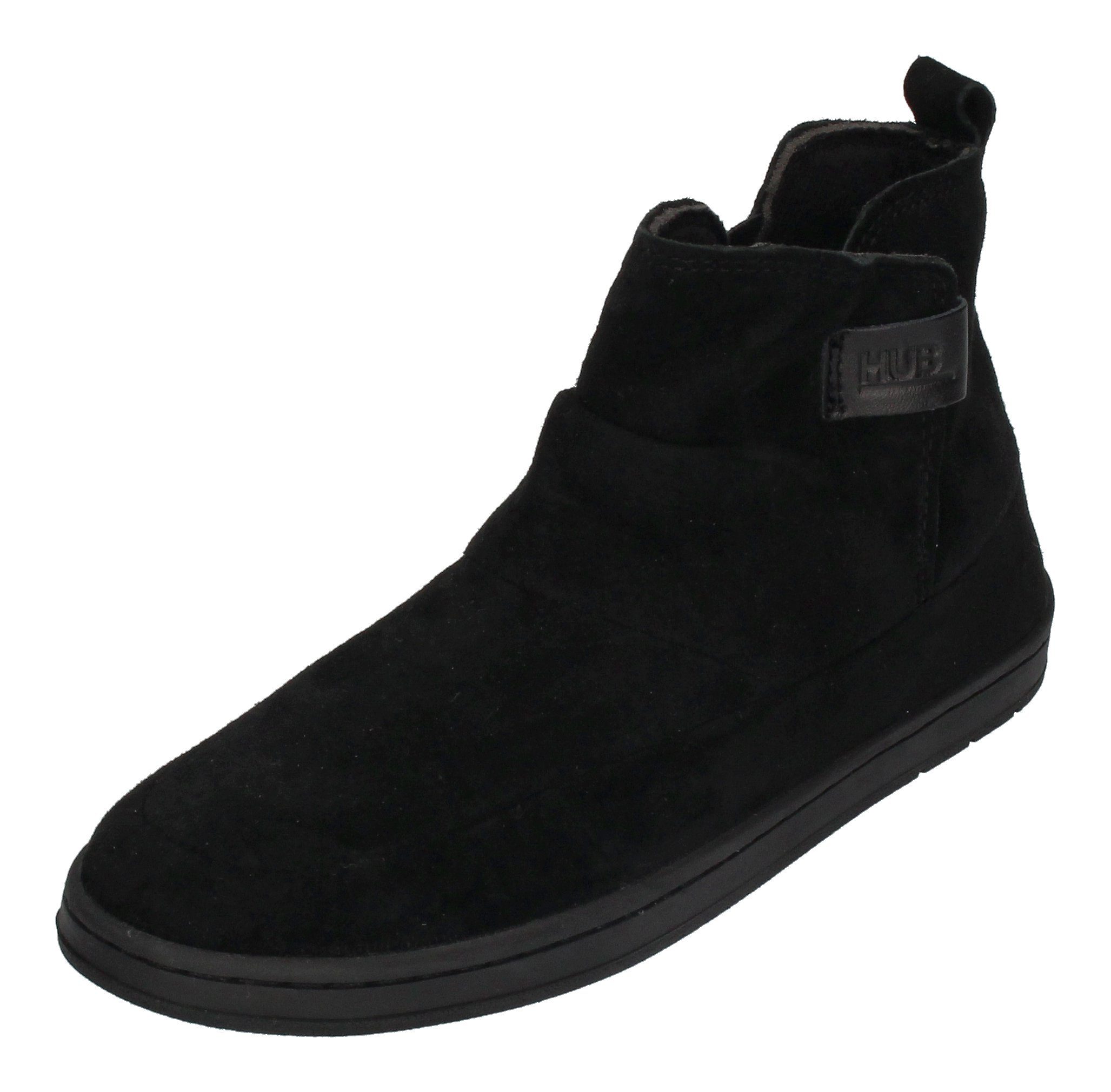 Soft HUB Stiefelette Black Nubuck N30 Serve