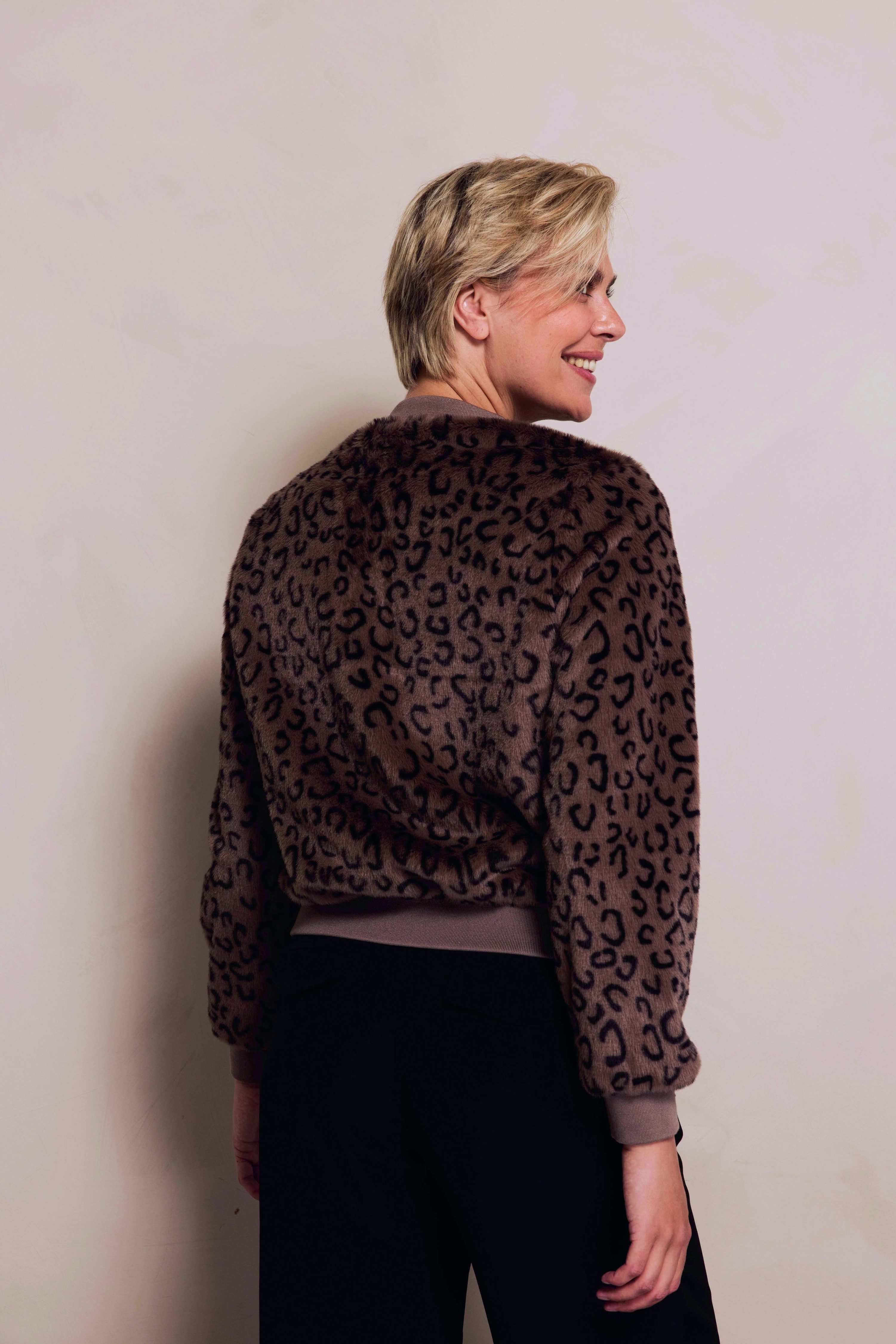 Zhrill Blouson ZHGIULIA moderner Look, aus Kunstfaser, Regular Fit, mit Eingrifftaschen