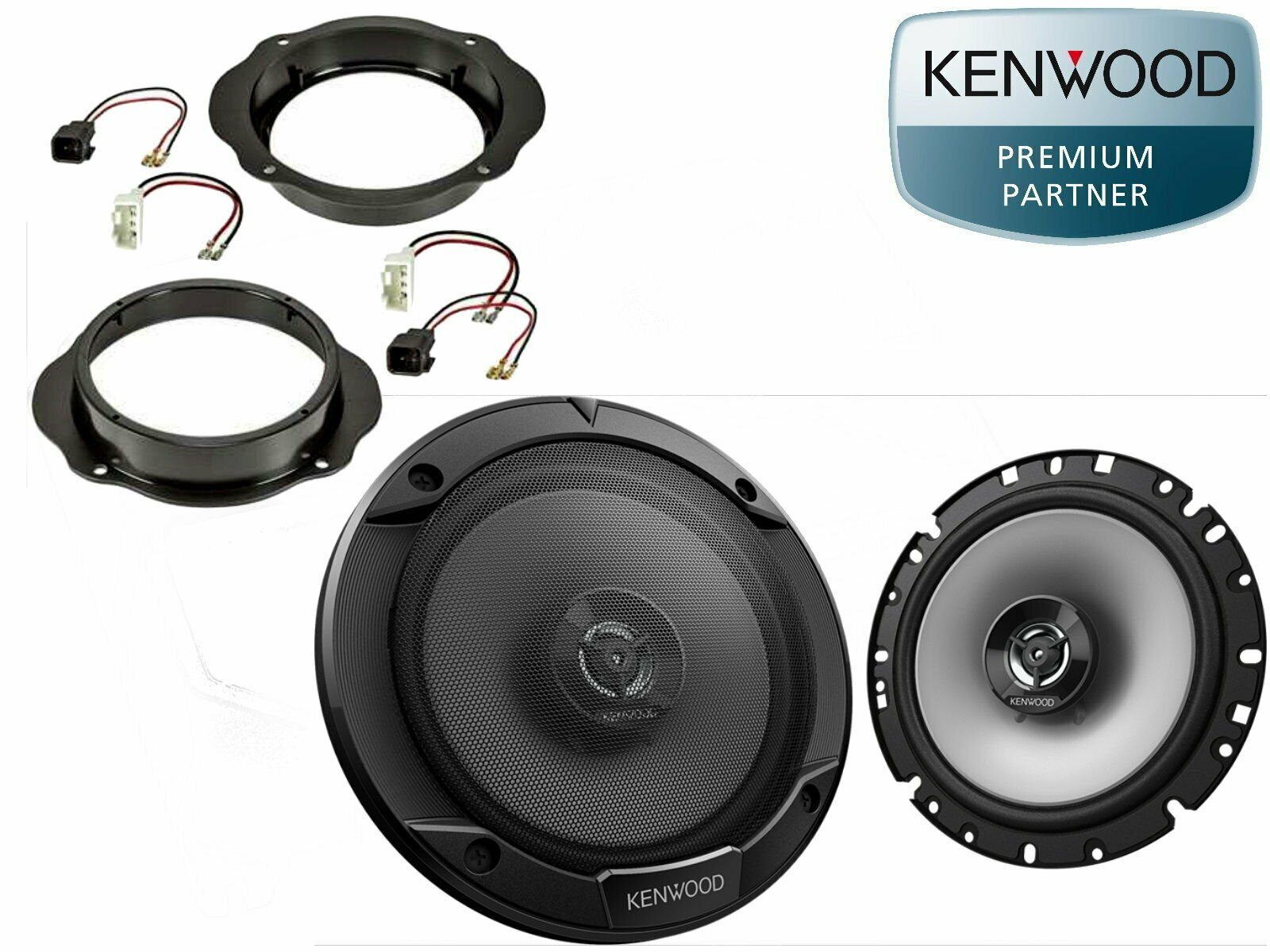 vorn Auto-Lautsprecher Set passend JD Ford bis 300 JH Tür Kenwood Fiesta 08 W für DSX W) (30