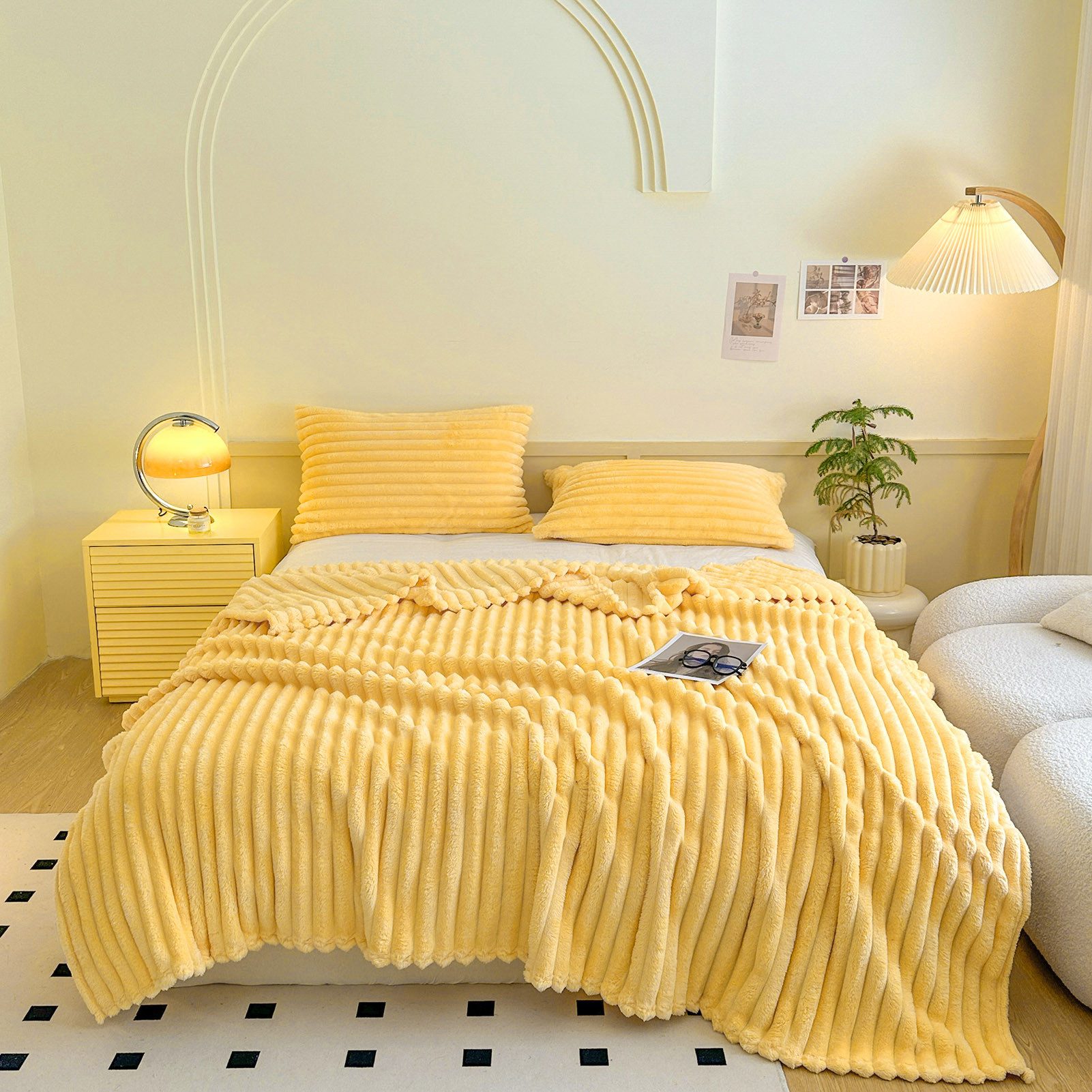 Wohndecke MT08, KEAYOO, Fleecedecke Warm Sofadecke 150x200cm Warm und Weich günstig online kaufen