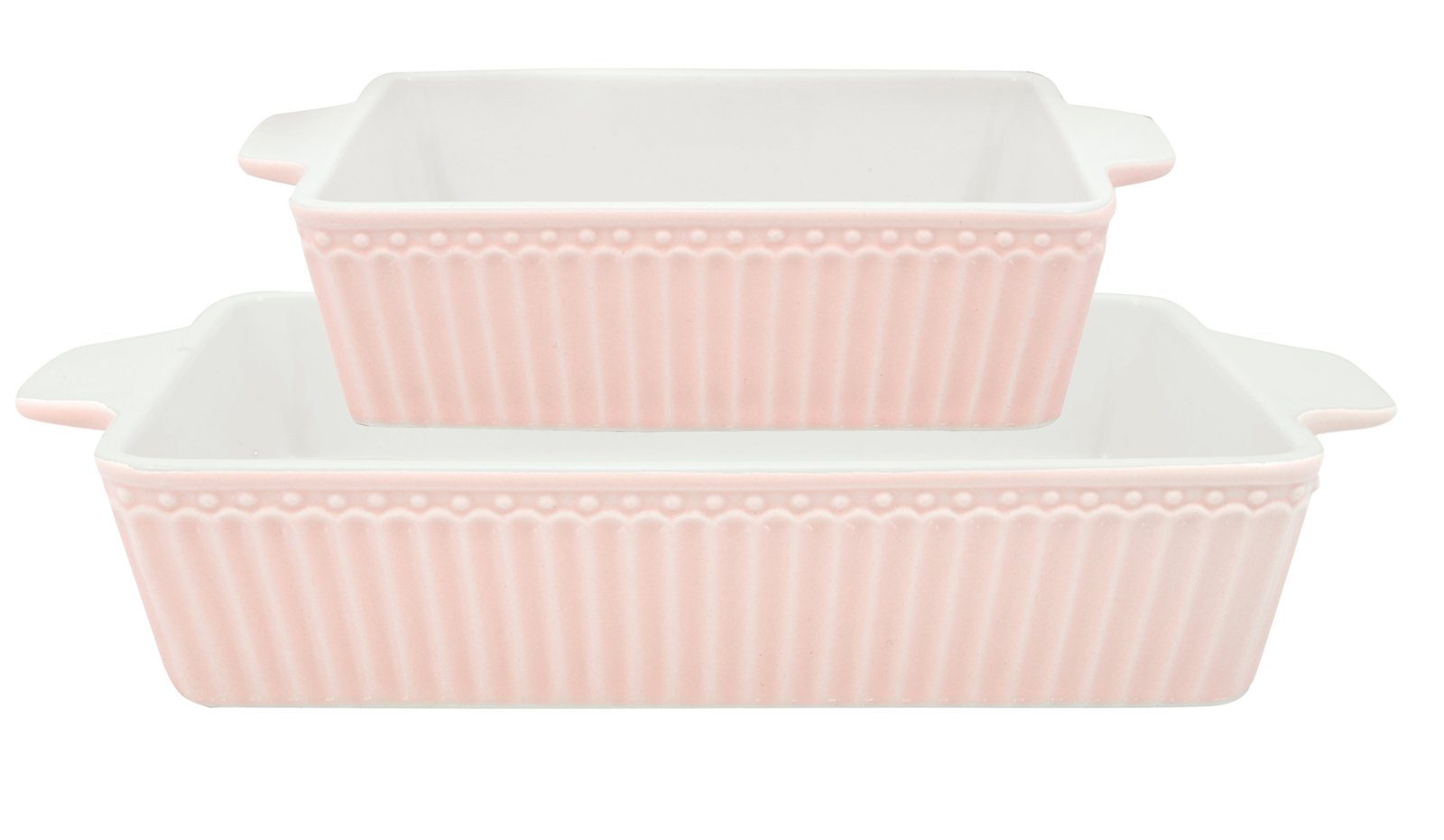 Auflaufform Alice Auflaufform pale pink klein Set2