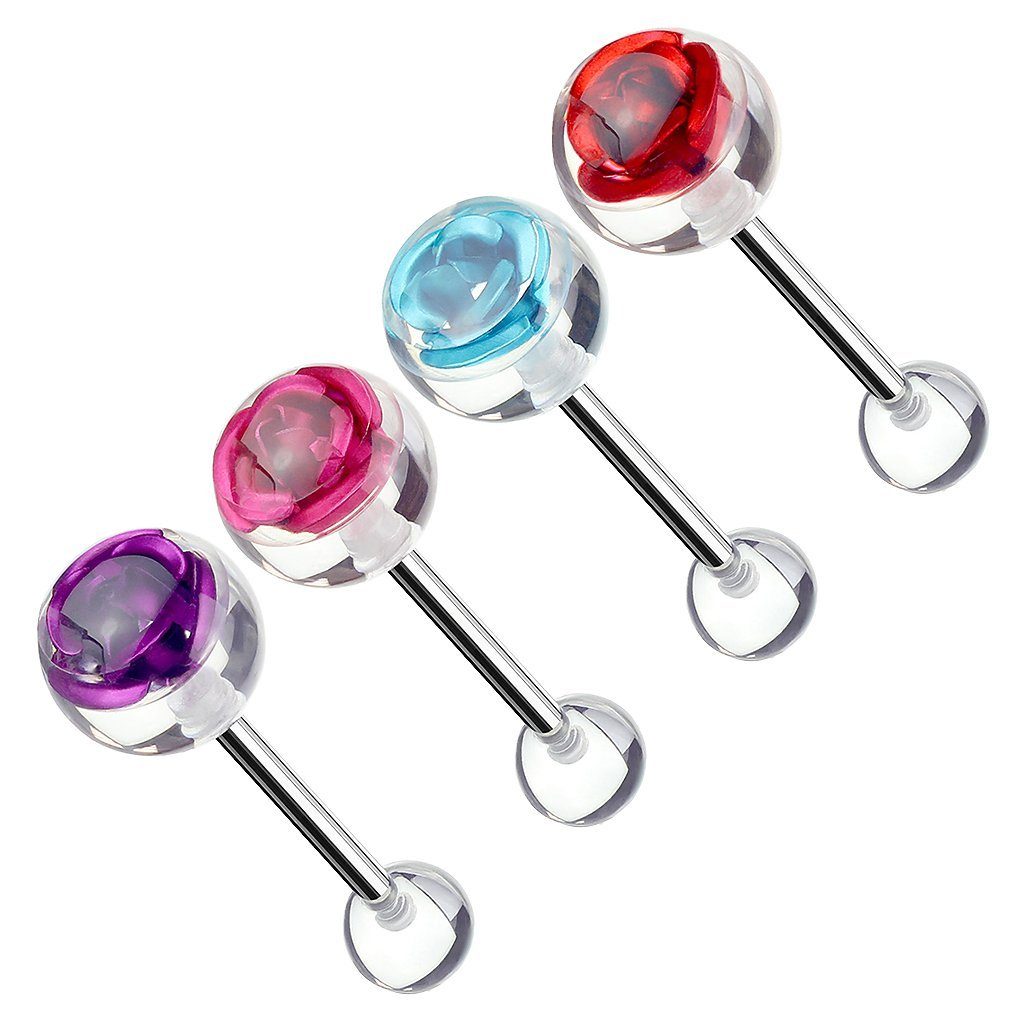 Taffstyle Piercing-Set Zungenpiercing Oral Ohr Kugel günstig online kaufen