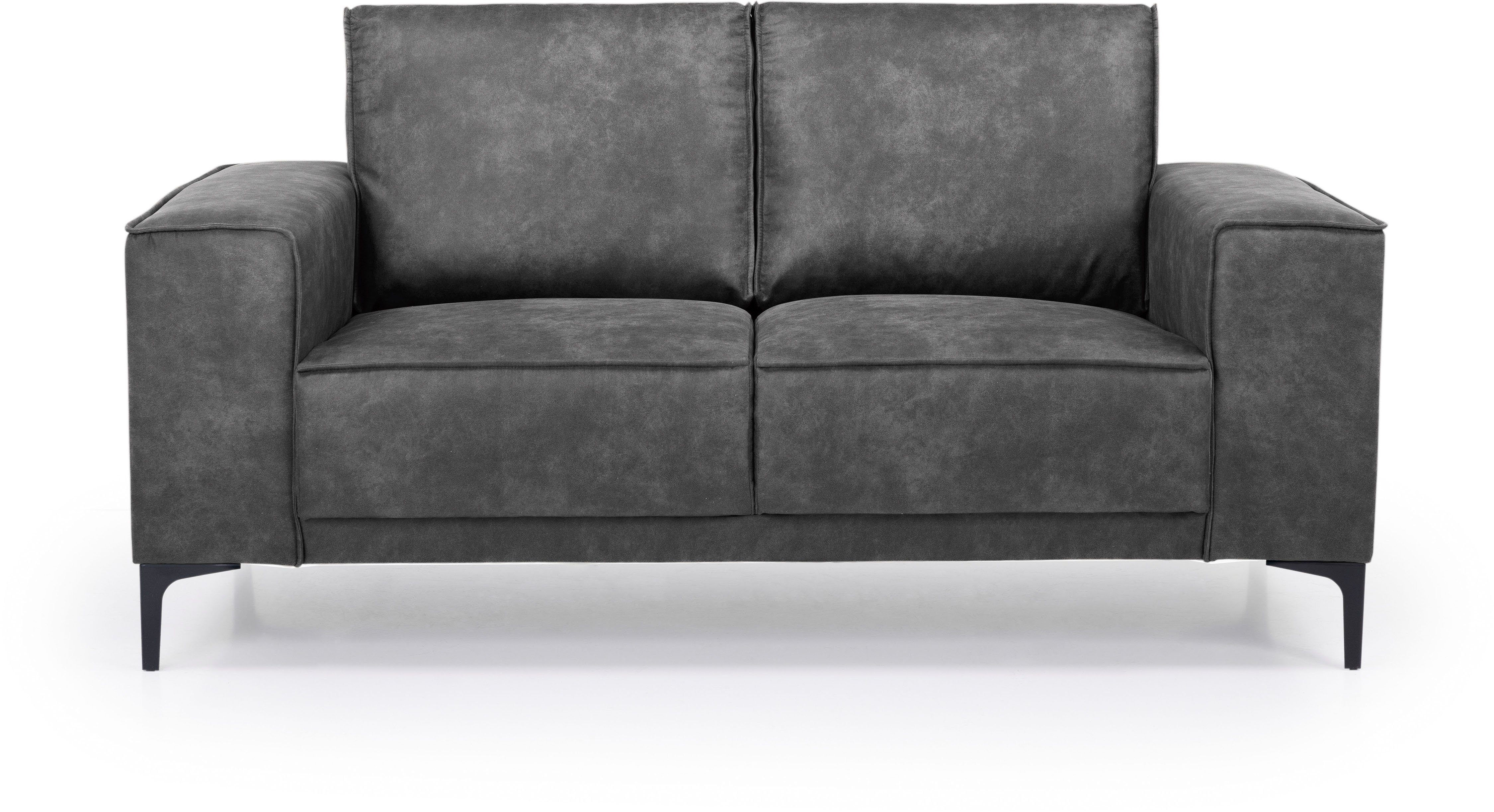 Places of Style 2-Sitzer "Kompaktsofa Oland, Struktur, Flachgewebe, Luxus-M günstig online kaufen