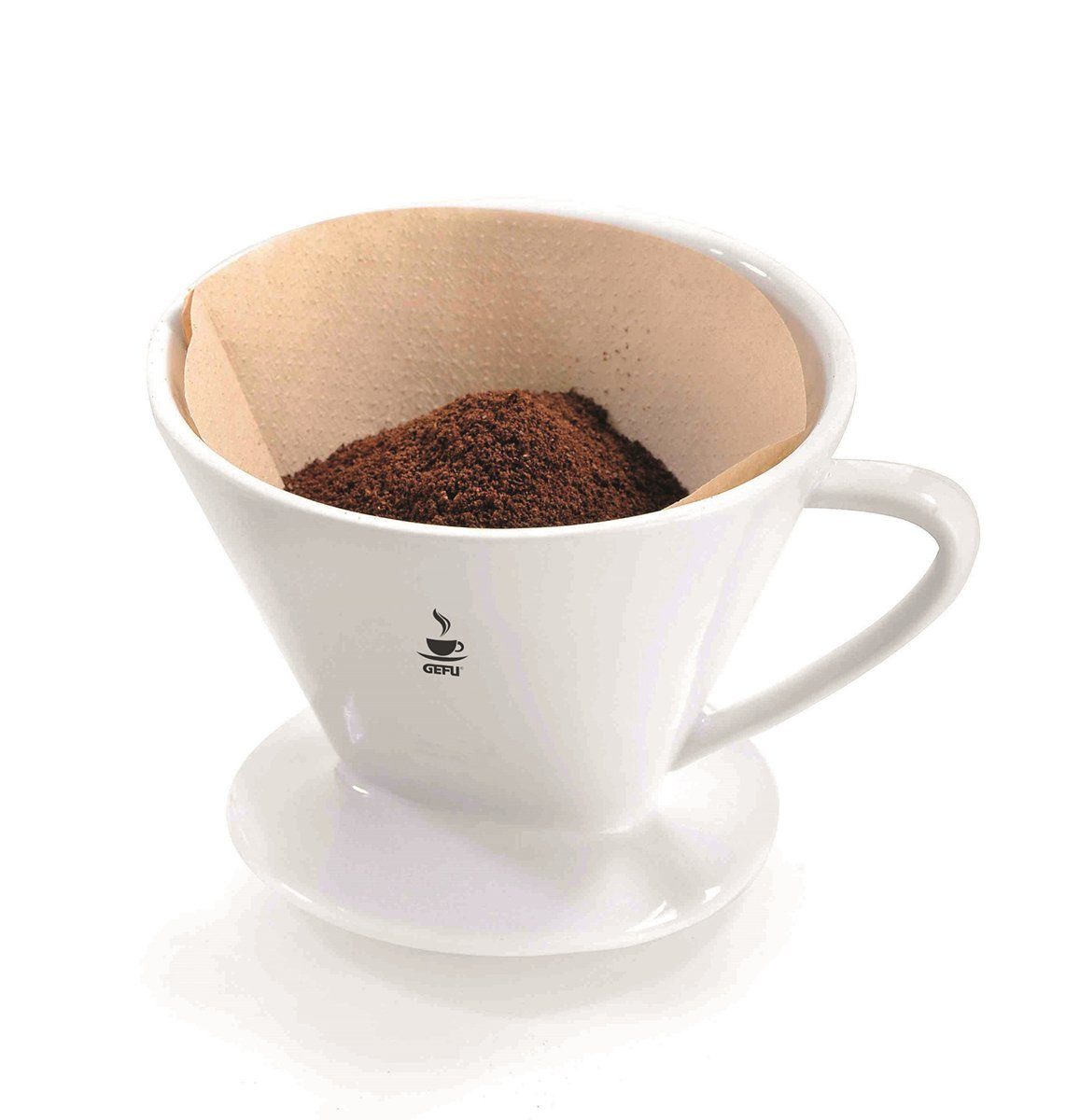 Handfilter Porzellan Kaffeefilter SANDRO Gr. 2 Dauerfilter Fi