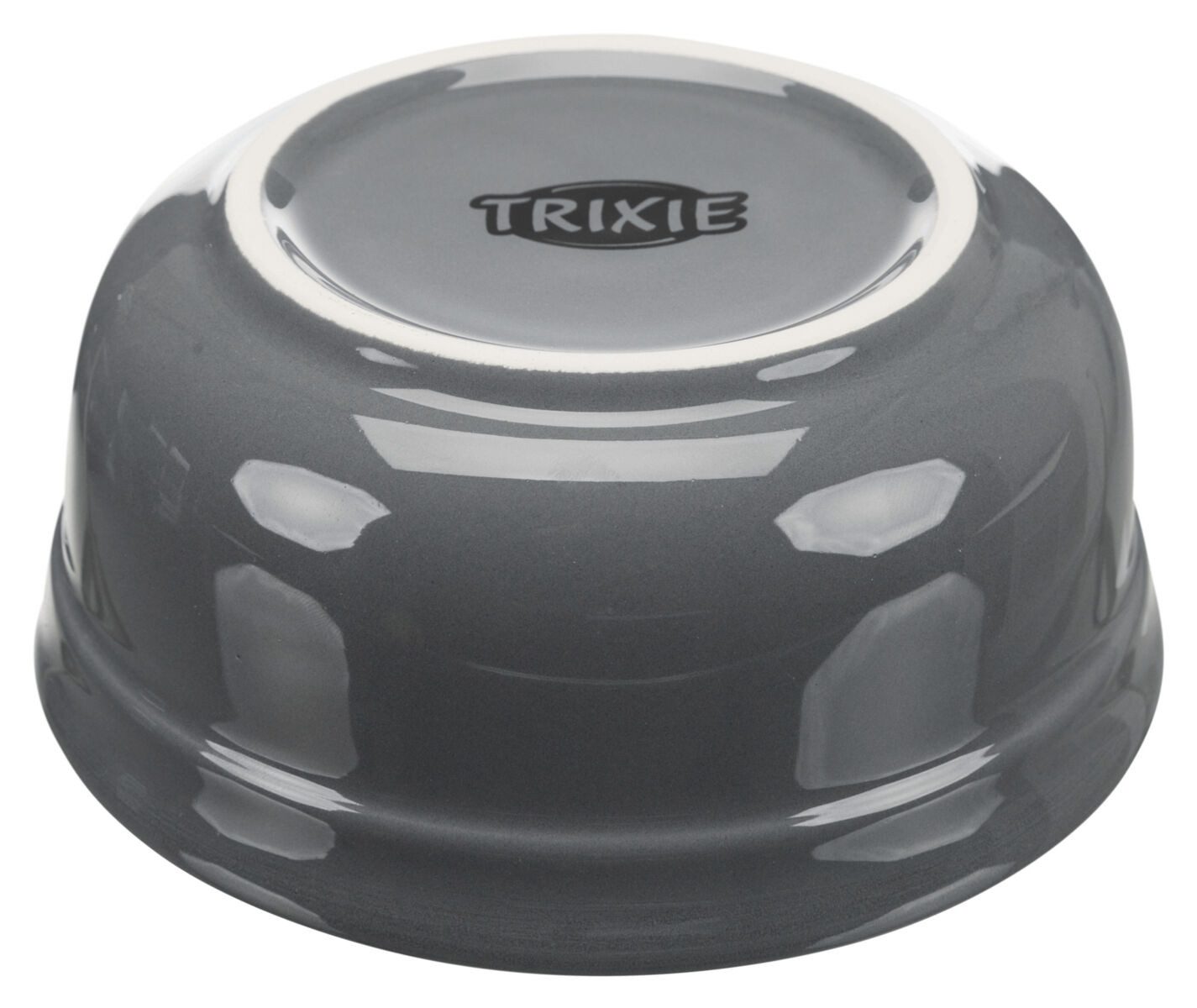 TRIXIE Napf-Set Napf-Set, Keramik/Metall - petrol/hellpetrol/grau/hellgrau - 2 × 0,6 l
