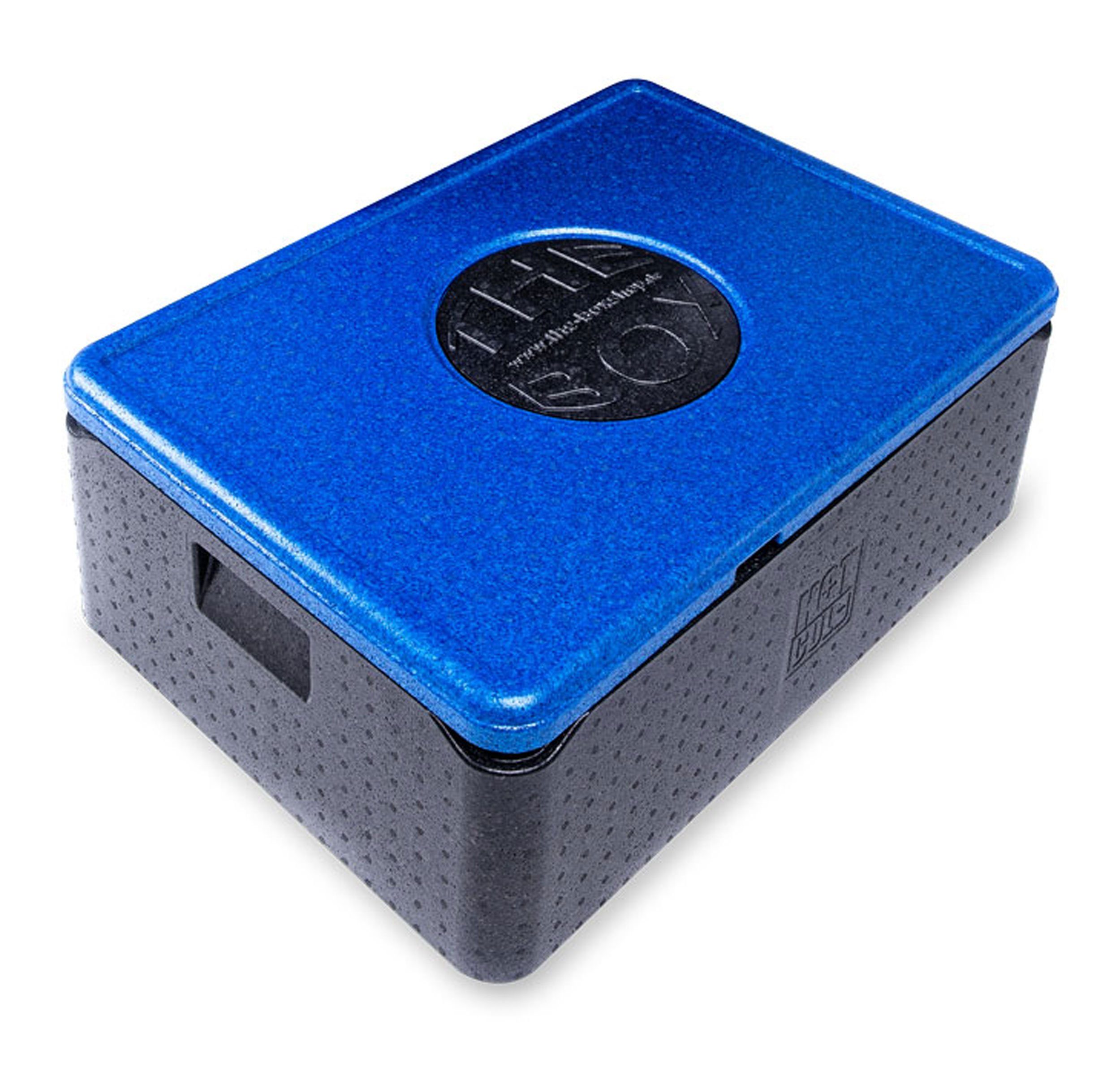 20cm Thermobox Deckel 68,5x48,5x26,5cm Universal Box 53l Blau Climapor Kühlbox mittel Nutzhöhe The