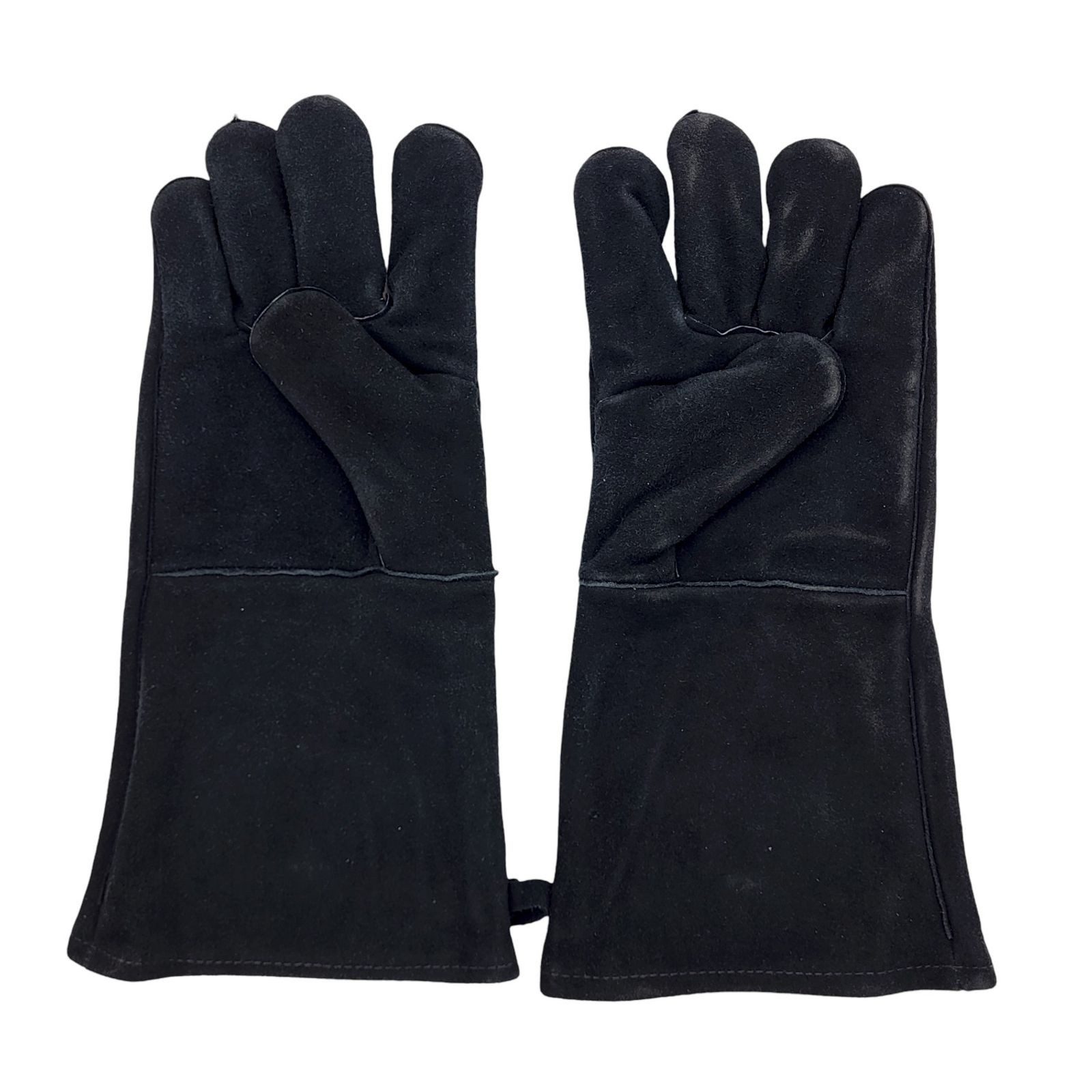 Jungfleisch Grillhandschuhe FOOD & BEST FRIENDS Premium Grillhandschuh Ofenschutzhandschuh Schwarz