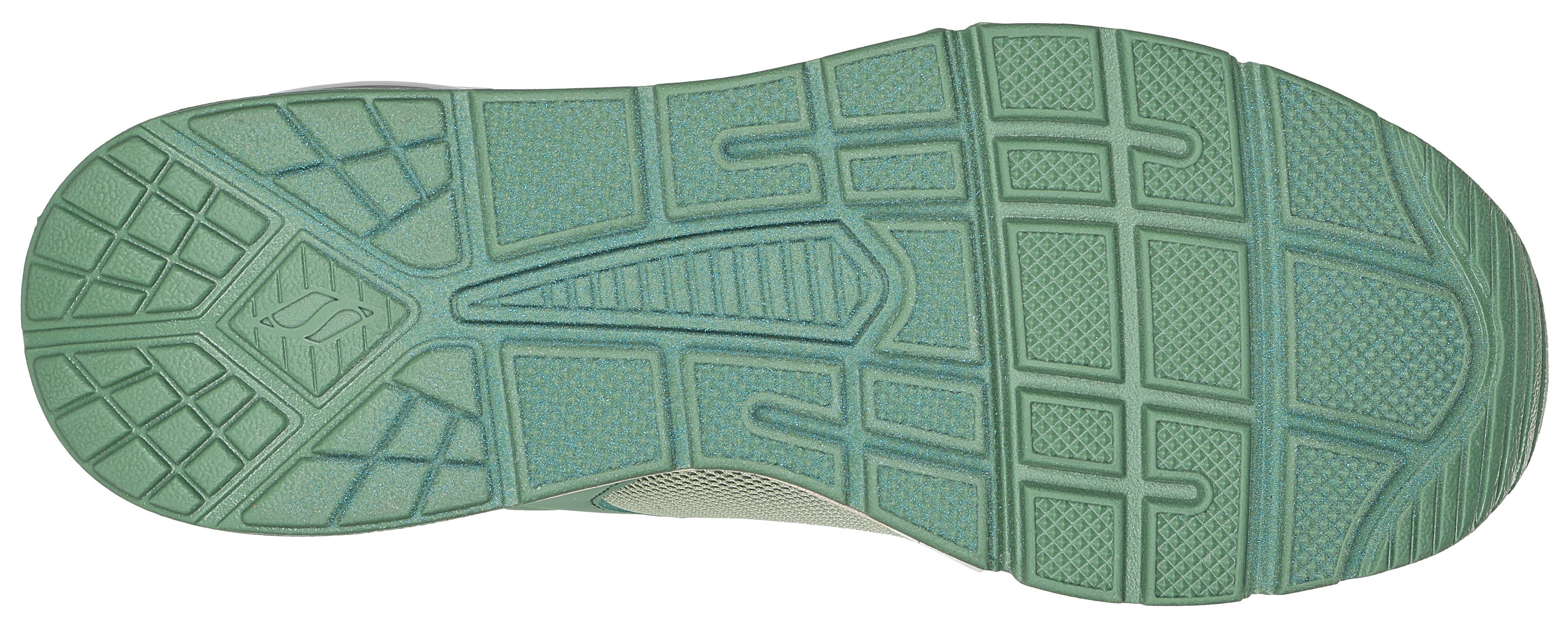 Sneaker mit 2-90'S Luftkammernsohle Skechers mintgrün UNO 2