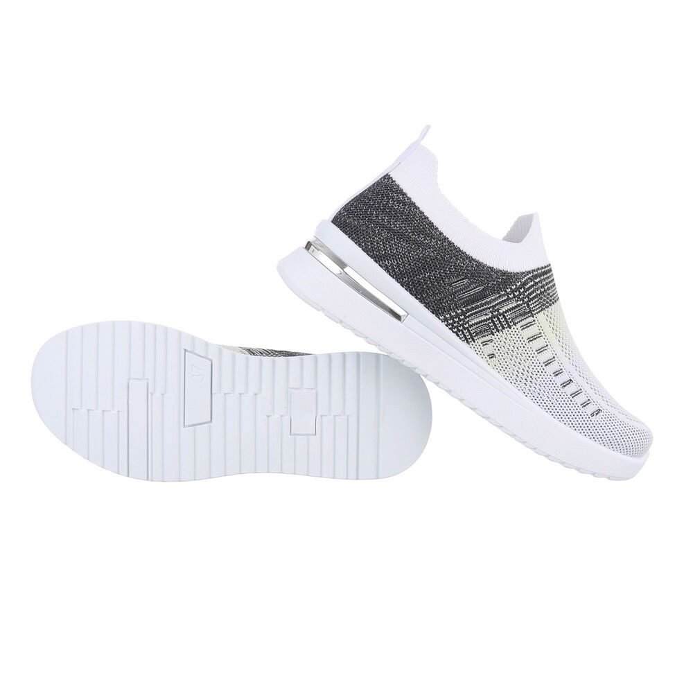 Ital-Design Damen Low-Top Freizeit Sneaker (85960440) Keilabsatz/Wedge Snea günstig online kaufen