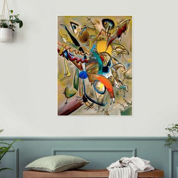 Posterlounge Poster Wassily Kandinsky, Bild mit Spitzen, Malerei