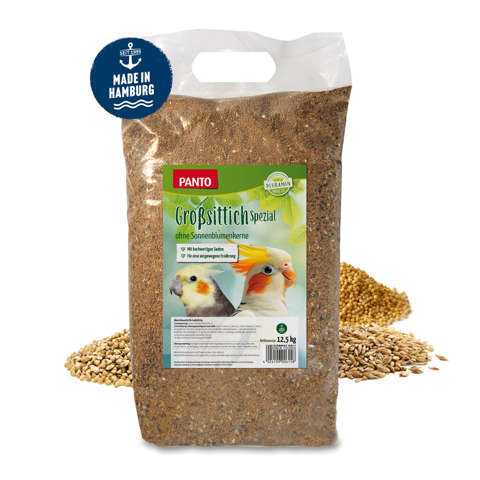 PANTO Großsittichfutter Spezial 12.5kg, Großsittichfutter Spezial