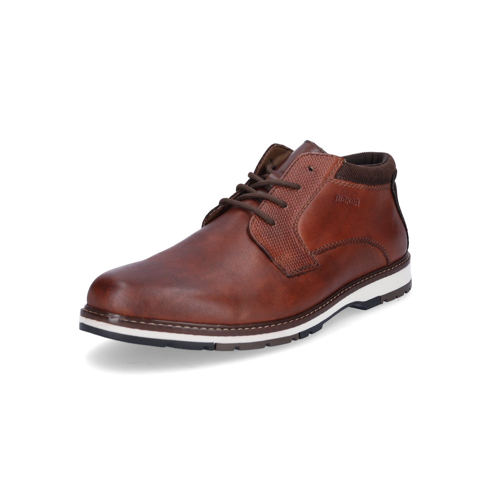 Rieker Rieker Herren Leder Schnürschuh braun Schnürschuh günstig online kaufen