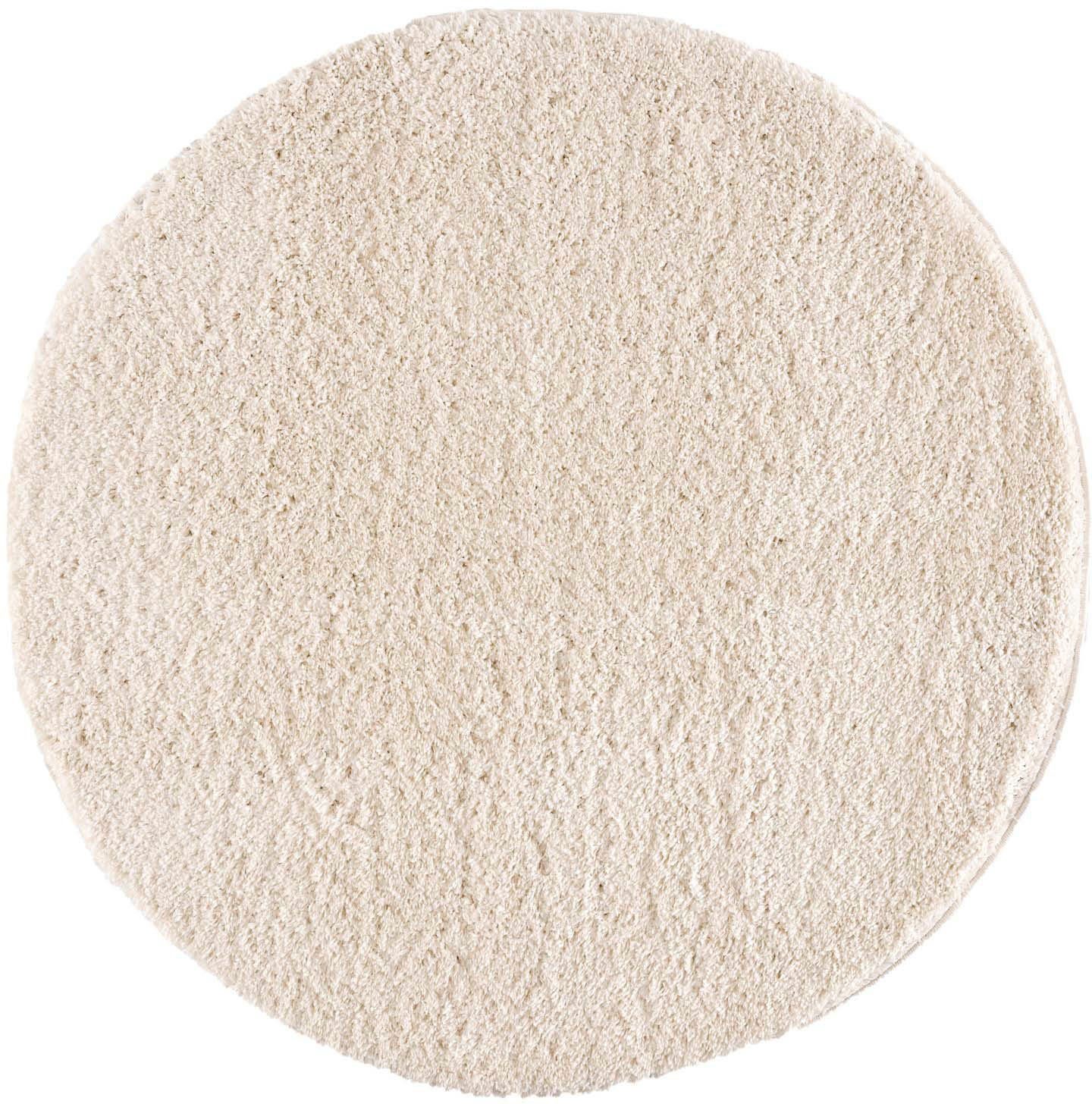 Carpet City Hochflor-Teppich Pulpy 100, rund, günstig online kaufen