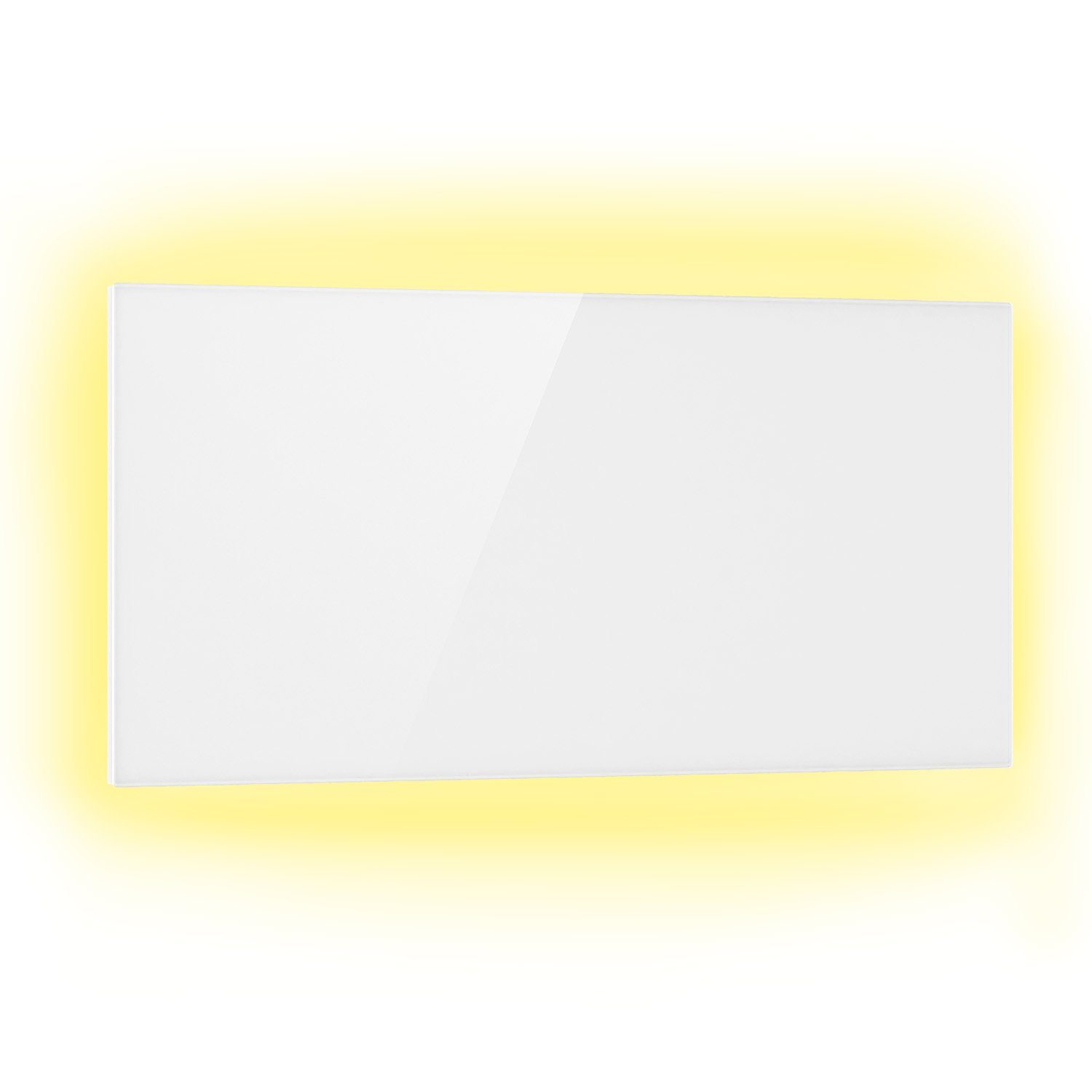 Klarstein Heizkörper Mojave Smart 1000 W white, elektrischer Infrarot Heizung mit Thermostat Wärmestrahlung