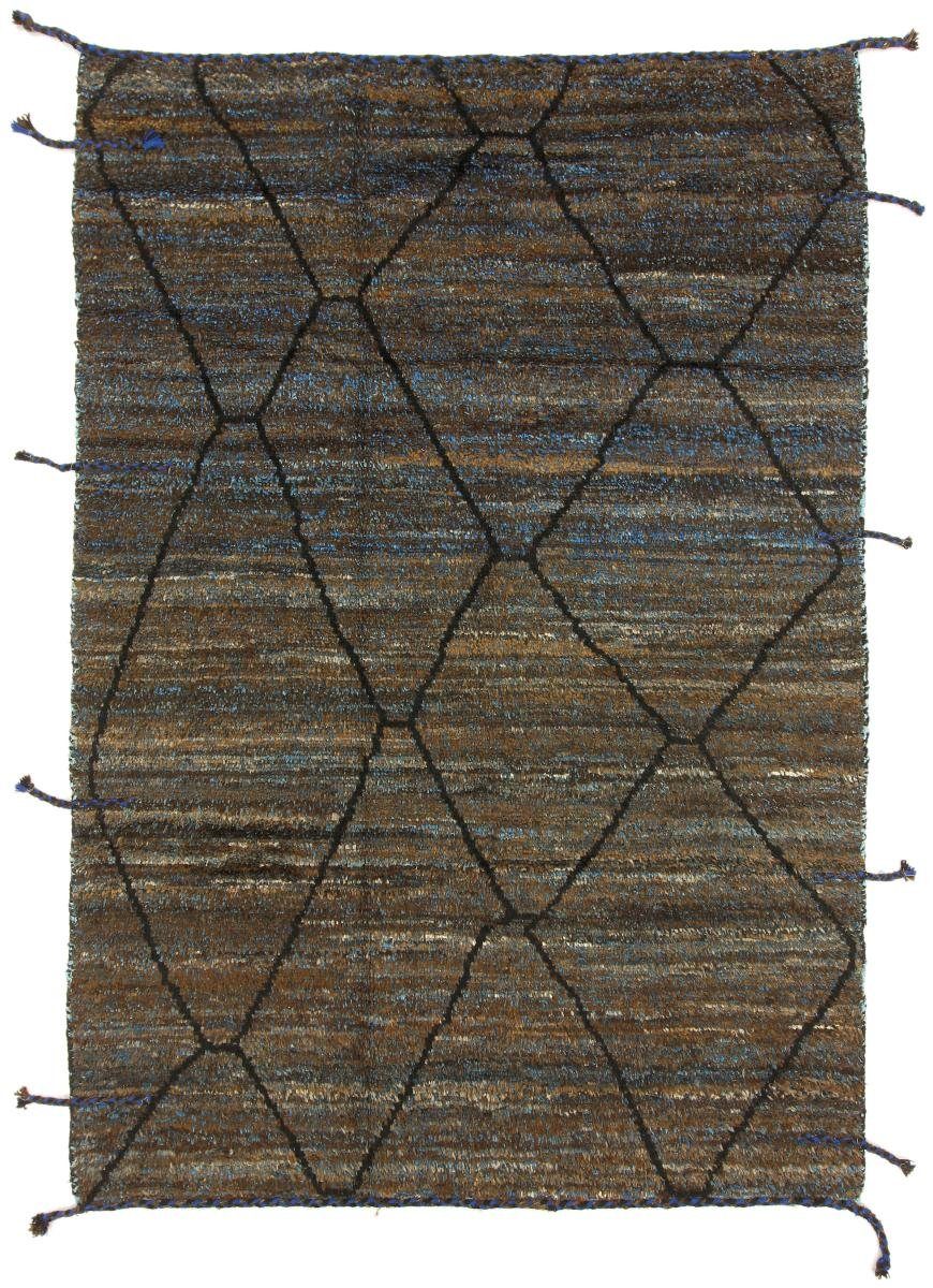 Orientteppich Berber Maroccan Design 179x259 Handgeknüpfter Moderner Orientteppich, Nain Trading, rechteckig, Höhe: 15 mm