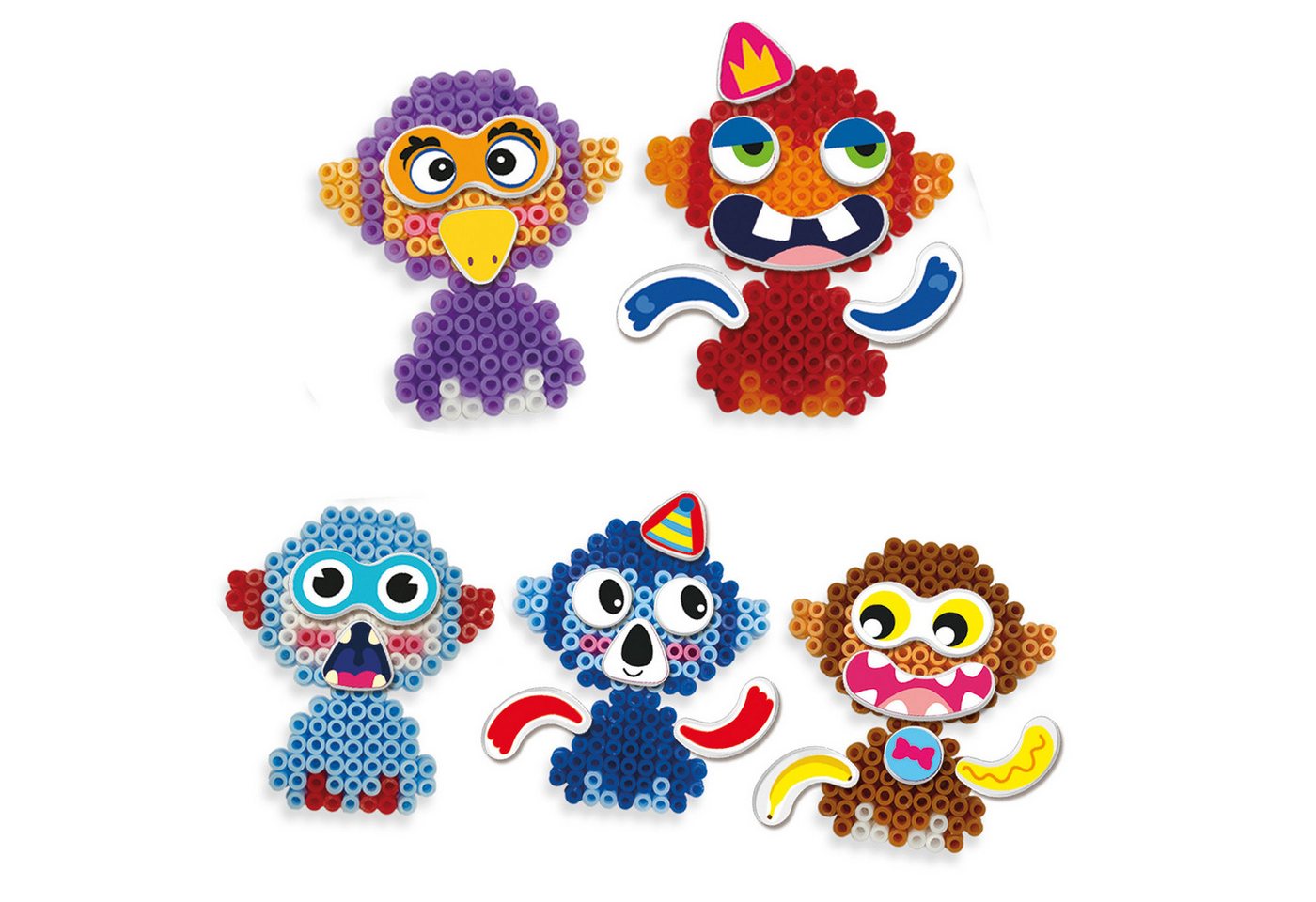 Thumbnail - SES Creative Bügelperlen SES Bügelperlen Steckplatte Set mit Fun Pins
