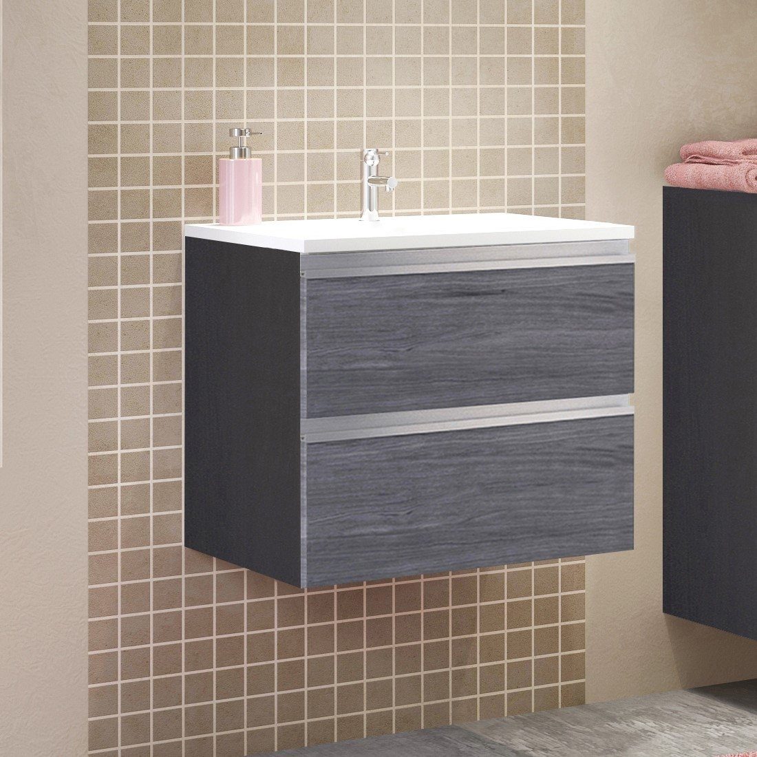 freiraum Waschtisch-Set Arezzo, 60 x 56 x 47 cm (B/H/T)
