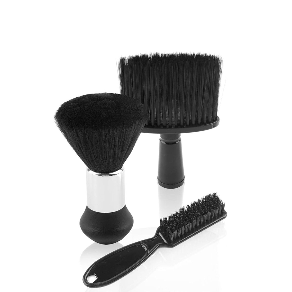 FELIXLEO Massagebürste 3 Stück Friseurbürste Set Nackenpinsel Haarpinsel für Salon, 3-tlg.