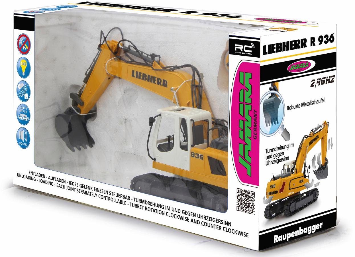 Jamara RC-Bagger R936 Liebherr, mit Sound und LED Beleuchtung