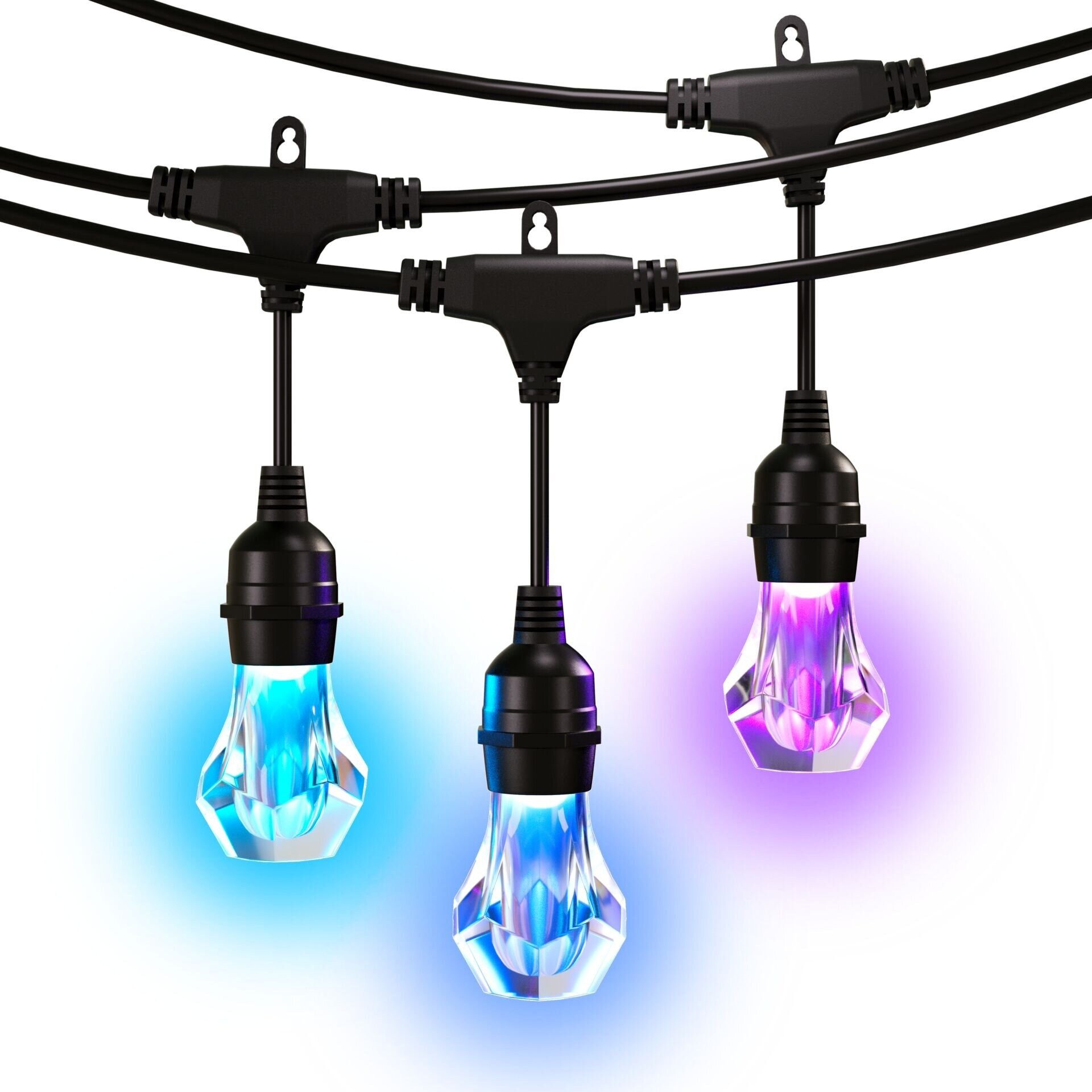 nanoleaf Smarte LED-Leuchte Nanoleaf Essentials Matter Smart Outdoor String Light Starter 30m