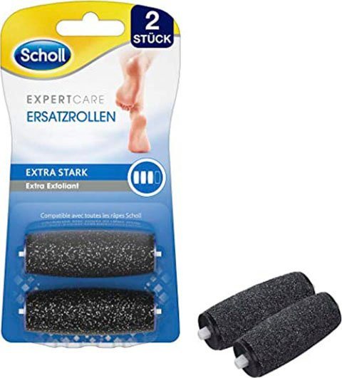 Scholl Hornhautentferner Ersatzrolle ExpertCare, extra stark, mit  Diamantpartikeln