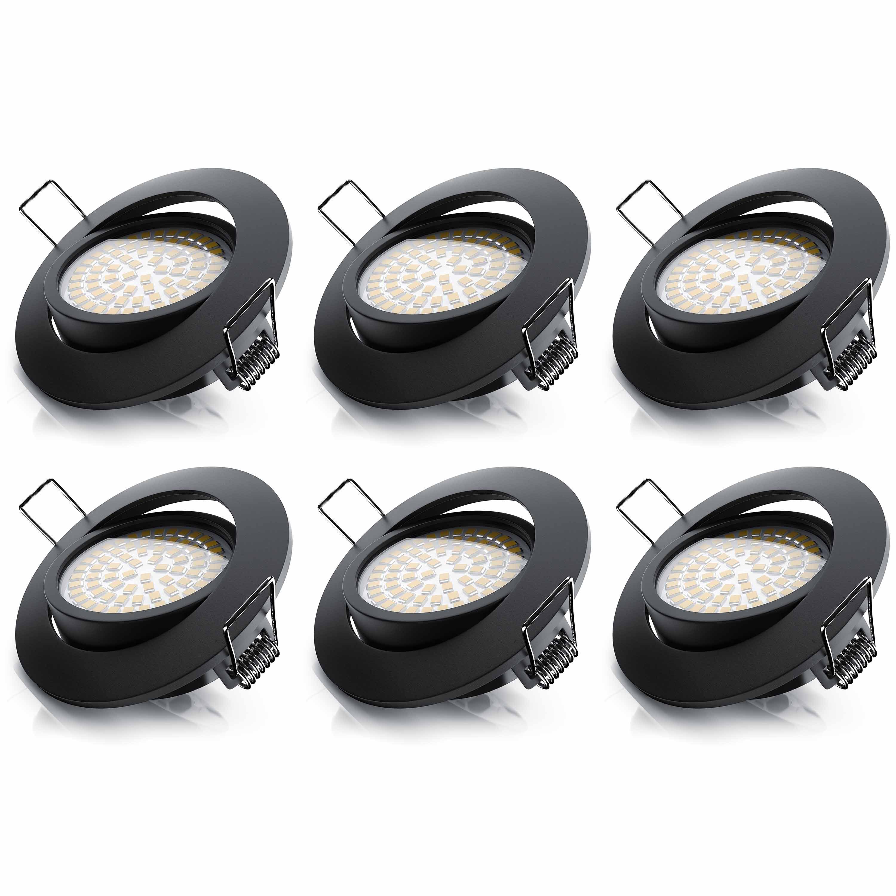 Brandson LED Einbaustrahler dimmbar & schwenkbar, Deckenspots, Aluminium Ra günstig online kaufen