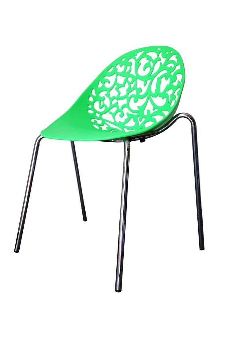 Steelboxx Stapelstuhl Design Stuhl Flora Stühle Esszimmerstuhl Wohnzimmerstuhl Loungestuhl (Spar-Set, 2 St)
