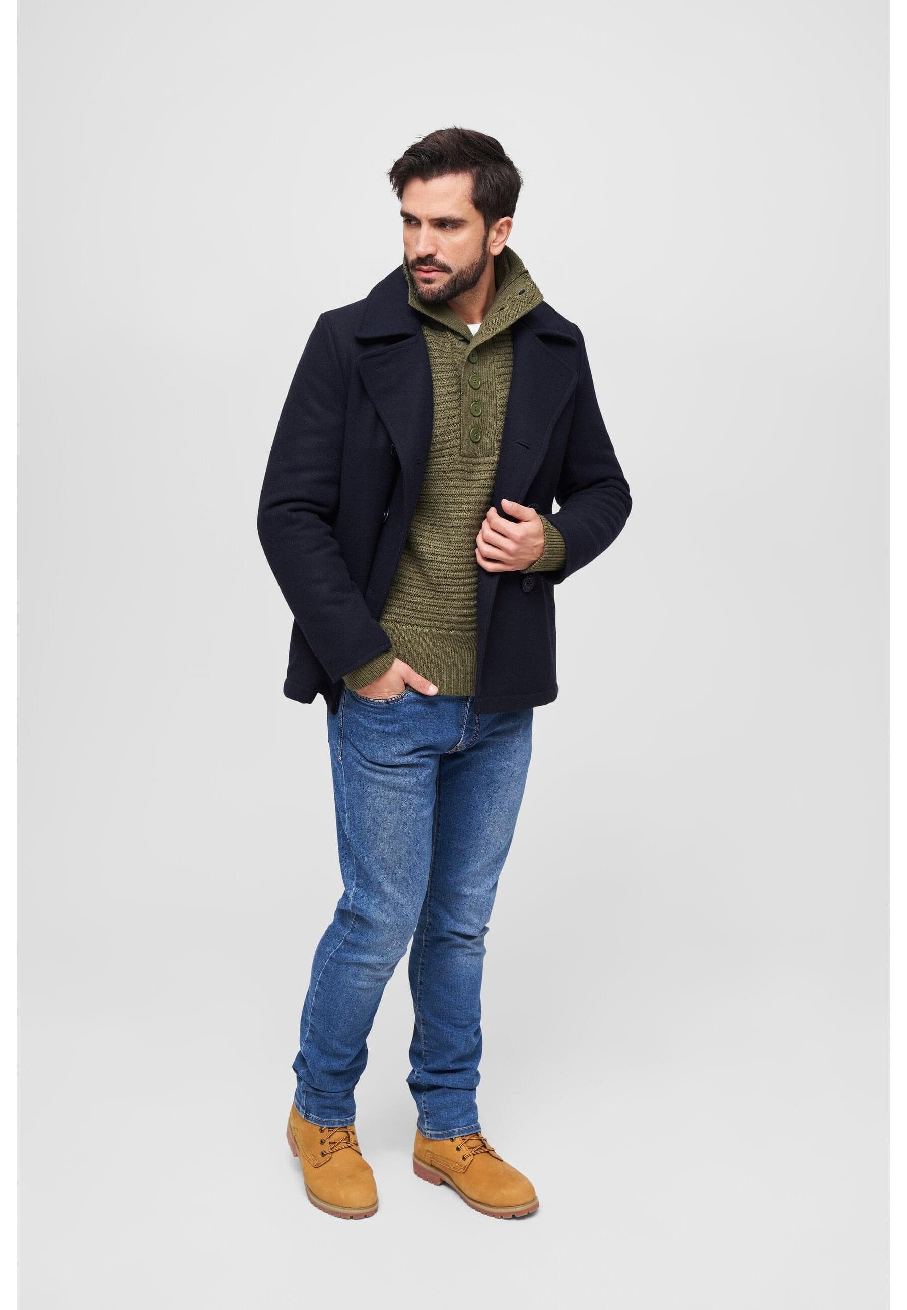 Brandit Wintermantel Brandit Herren Pea Coat