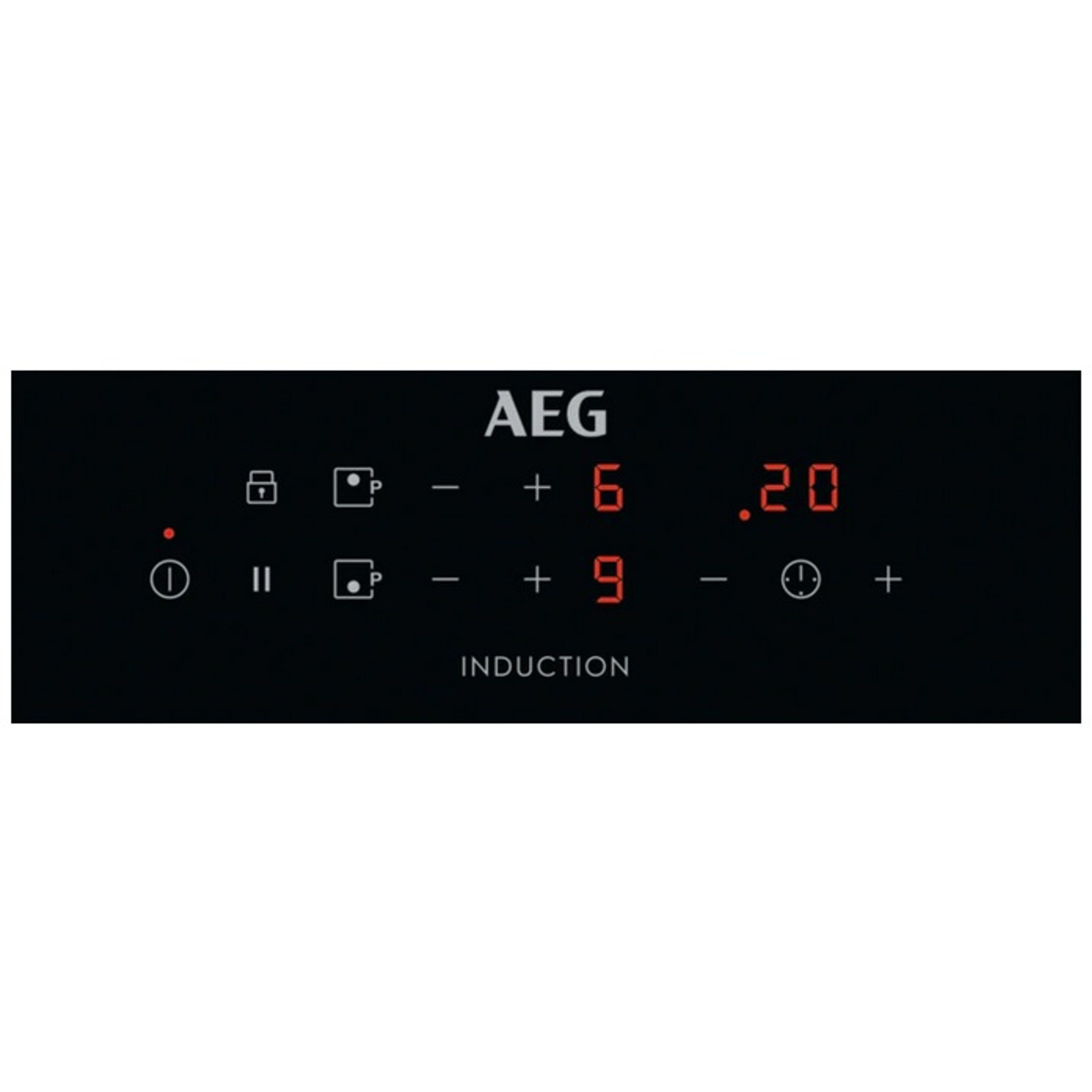AEG Induktions-Kochfeld IKB32300CB, Power-Funktion, Pause-Funktion, OffSound Control