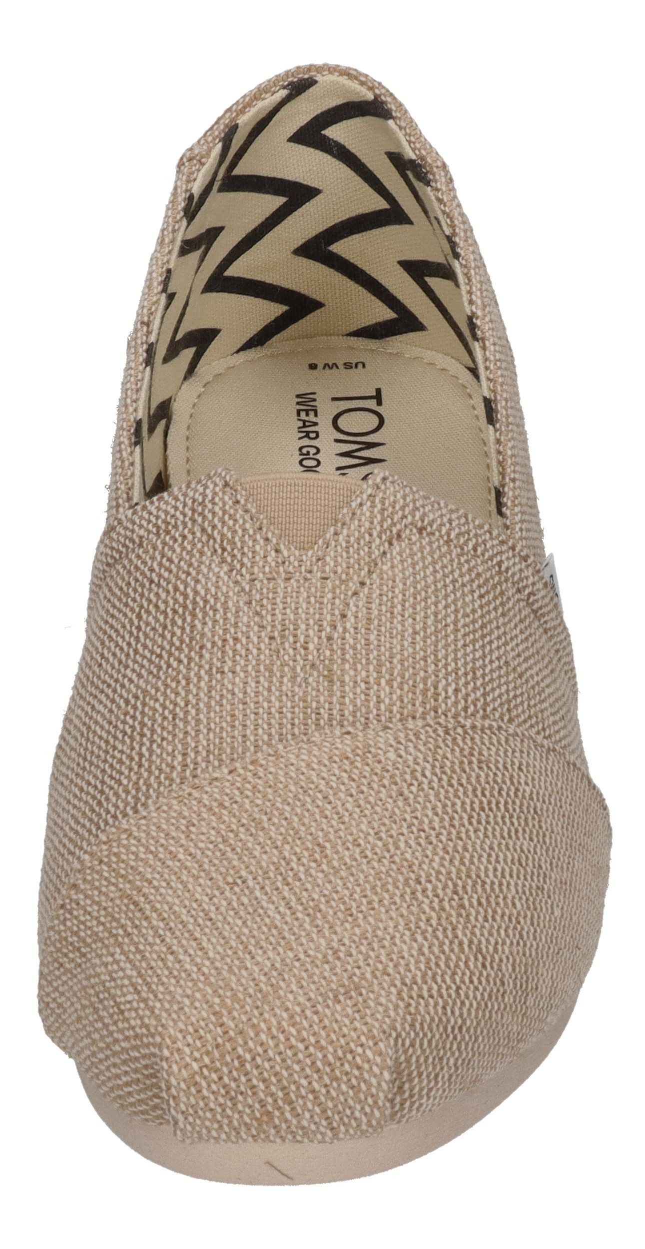TOMS ALPARGATA Espadrille Natural Undyed Heritage Canvas