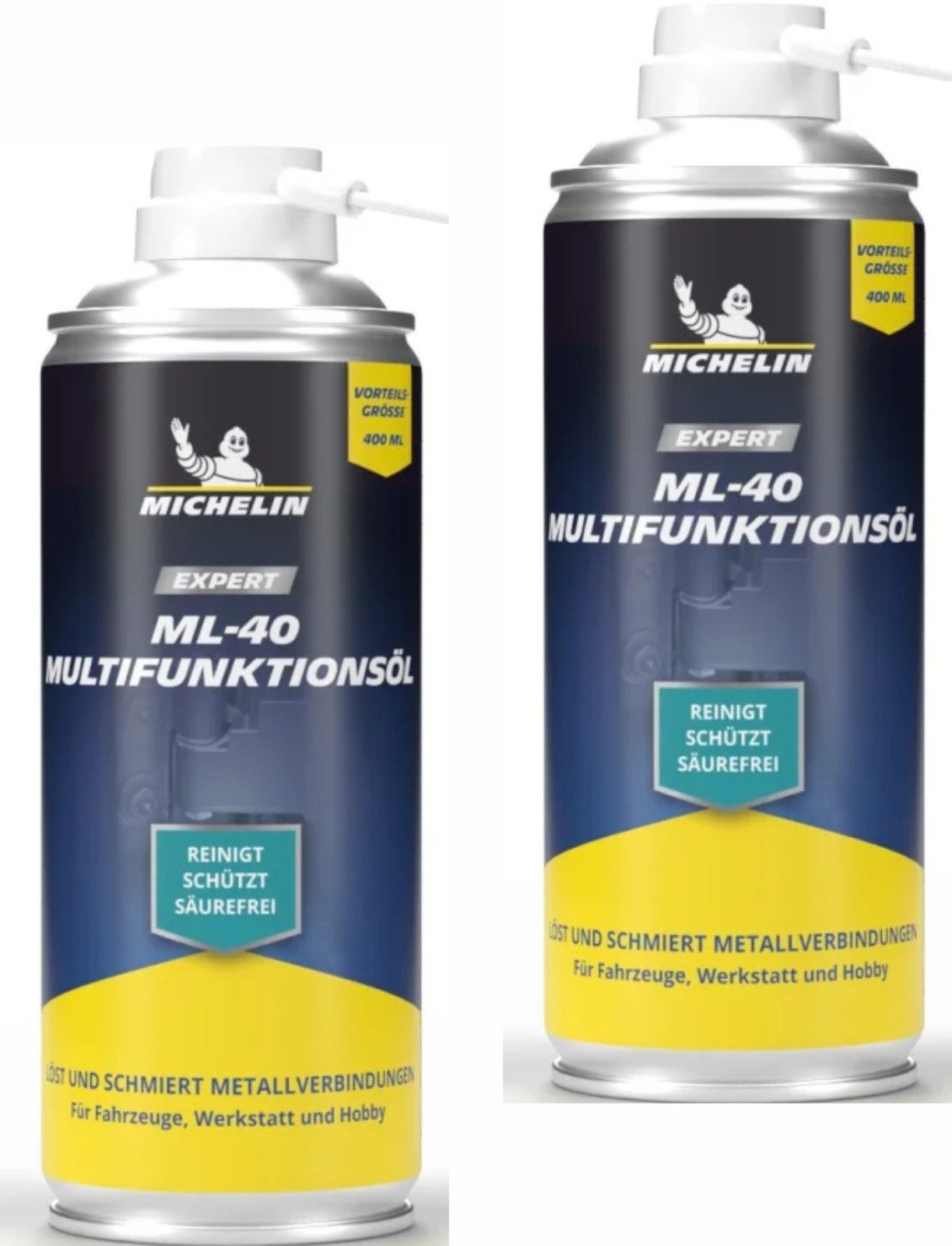 Michelin Multifunktionsöl EXPERT 2 x 400 ml Sprüh Spray Dose ML-40 reinigt schützt, (1-St)