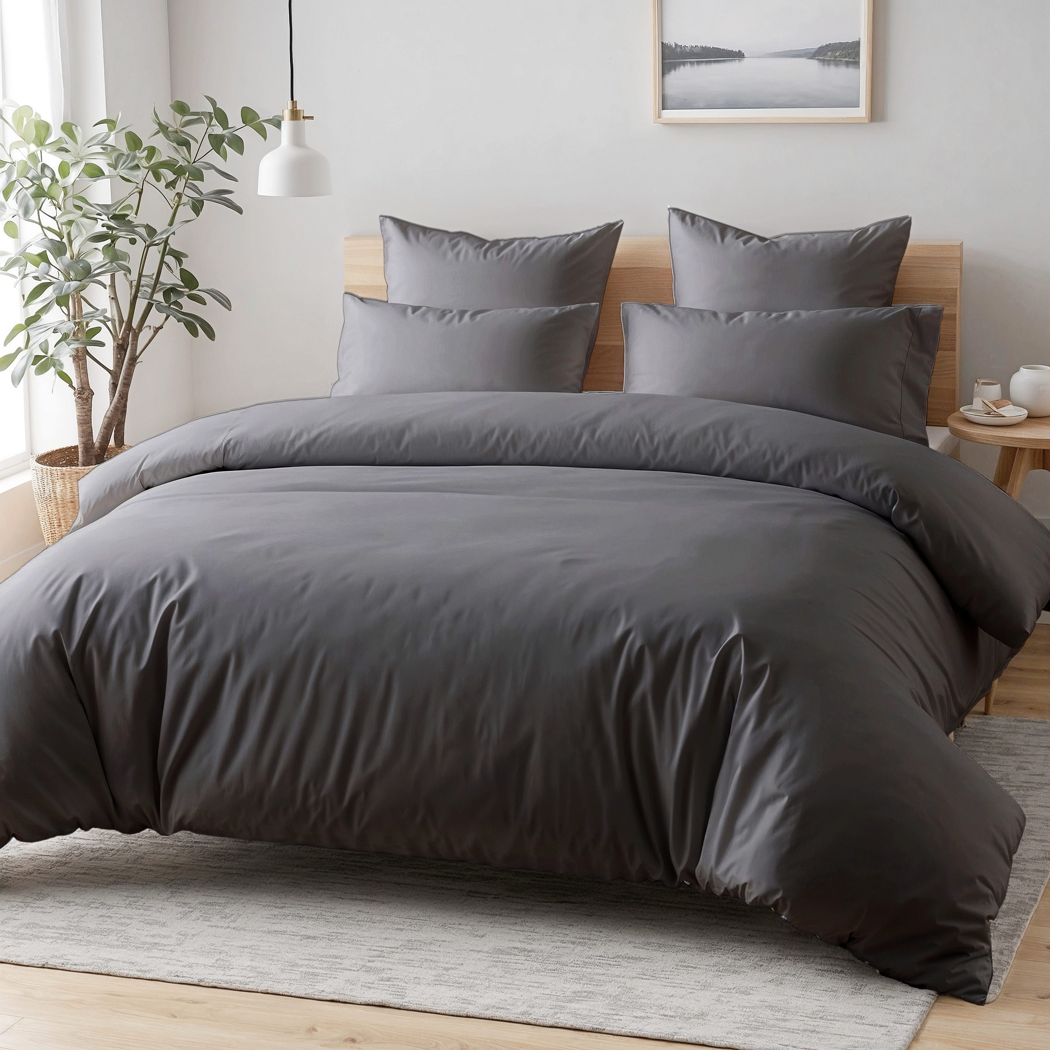 Cozyor Bettwäsche Allergiker Bettwäsche extra weich, 135x200 155x200 155x220 200x200, Mikrofaser, 3 teilig, allergikerfreundlich