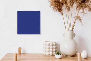 OneMillionCanvasses® Leinwandbild Blau - Palette - Interieur, (1 St), Leinwand Bilder für Wohnzimmer Schlafzimmer