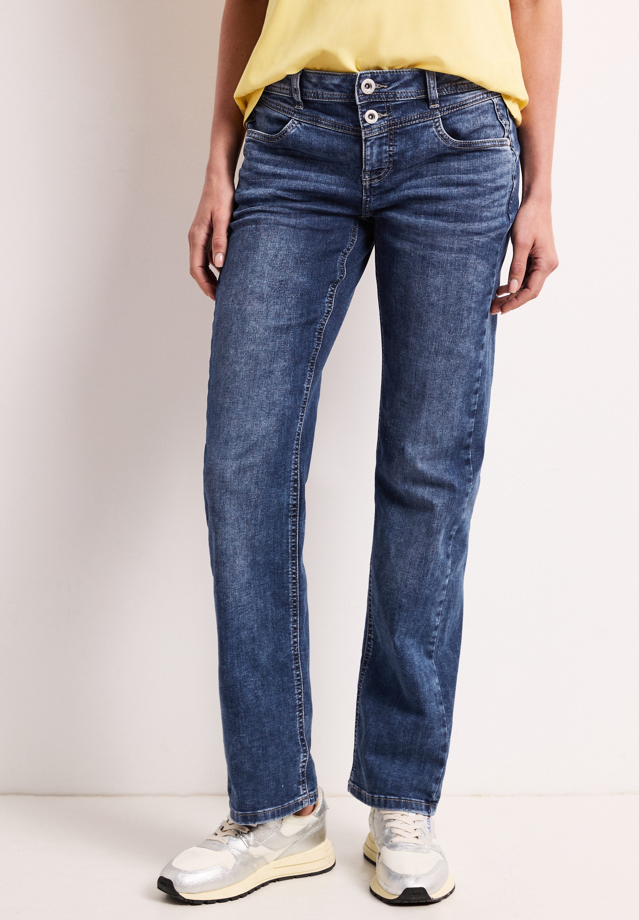 STREET ONE Comfort-fit-Jeans Middle Waist
