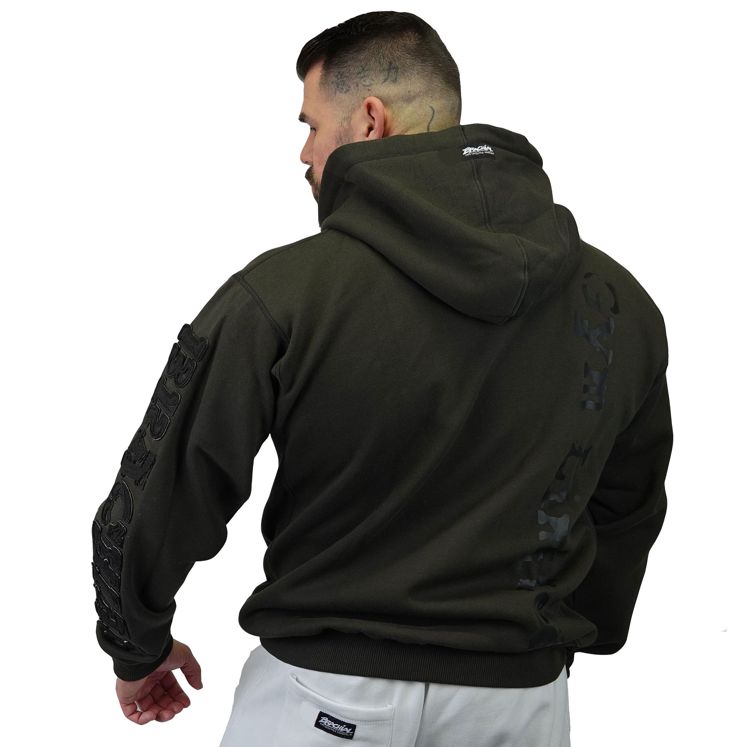 BRACHIAL THE LIFESTYLE COMPANY Kapuzensweatjacke Brachial Zip-Hoody "Gym" d günstig online kaufen