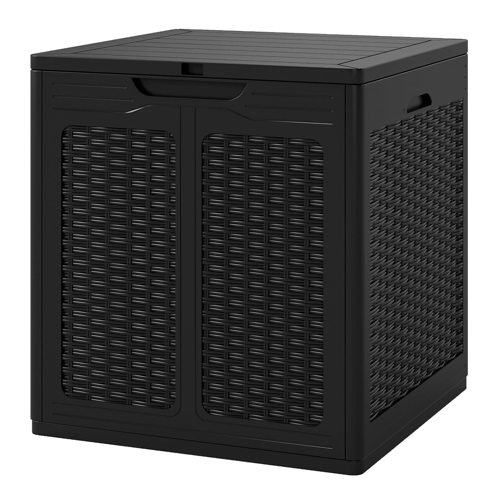 COSTWAY Auflagenbox, 145L Outdoor Aufbewahrungsbox wetterfest mit Deckel günstig online kaufen