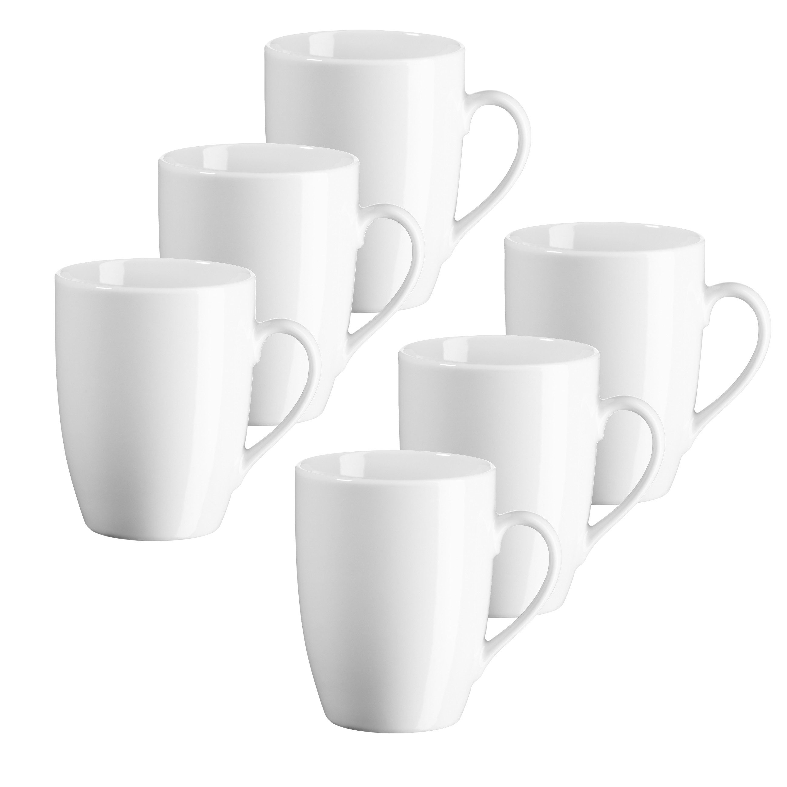 MÄSER Becher BARCA, Kaffeebecher Set, Porzellan, Porzellan
