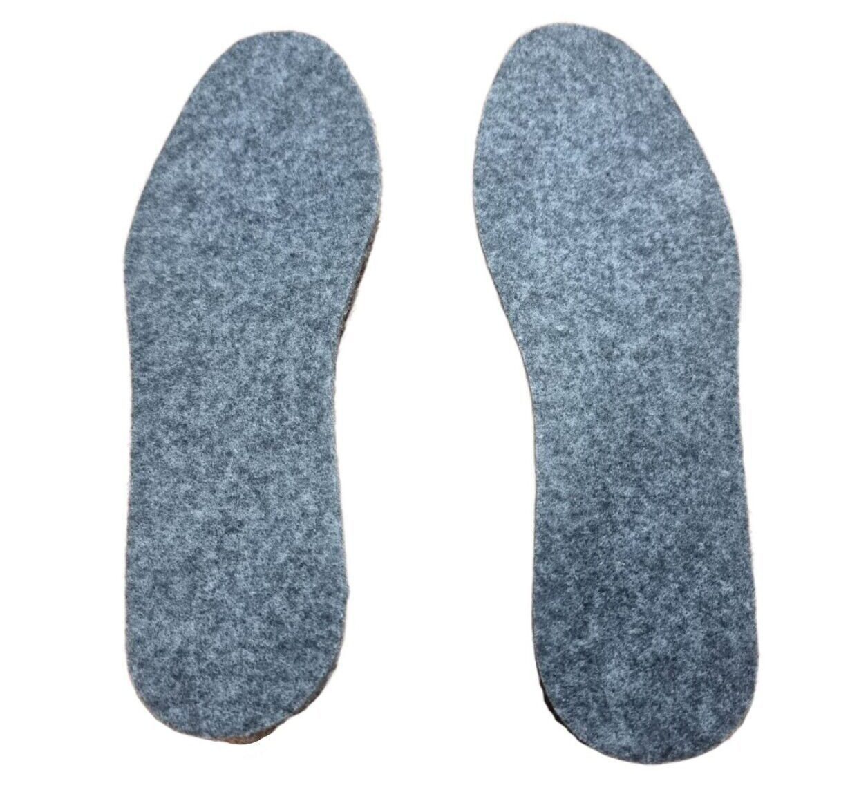 Filzsohlen Filz Einlegesohlen Schuhe – Komfort & Wärme, Größen 36–47 EU