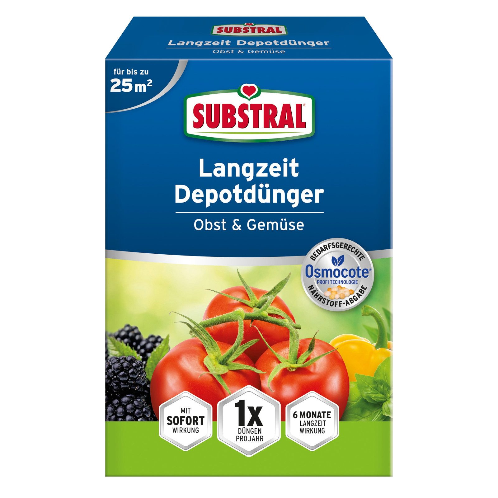 Substral Langzeitdünger Langzeit Depotdünger Obst & Gemüse 750 g günstig online kaufen