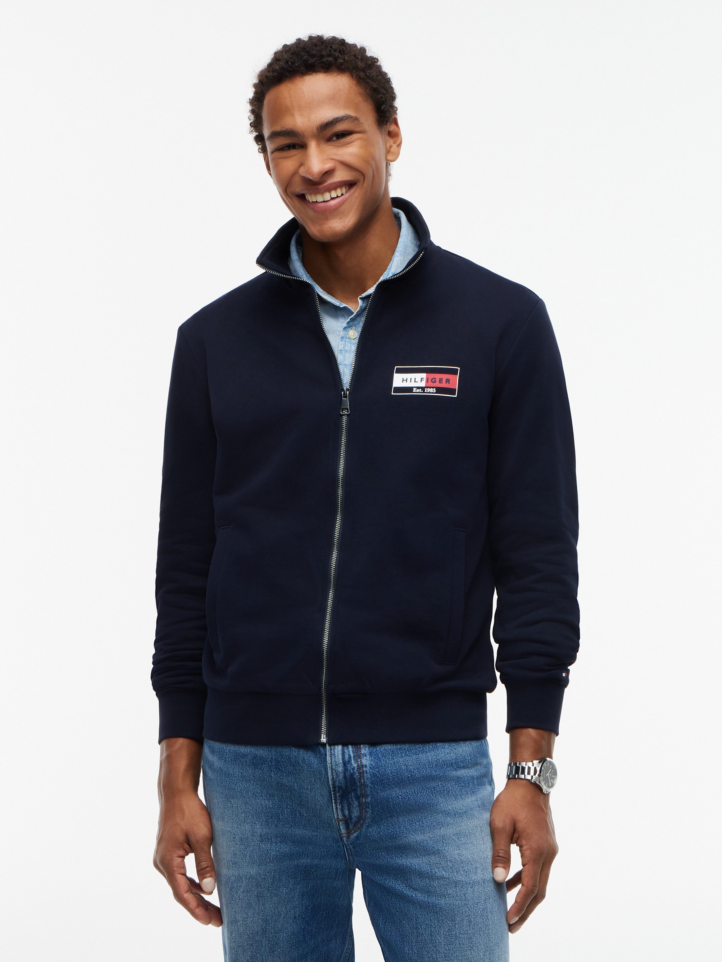 Tommy Hilfiger Sweatjacke BRAND LOVE SMALL FLAG REGULAR